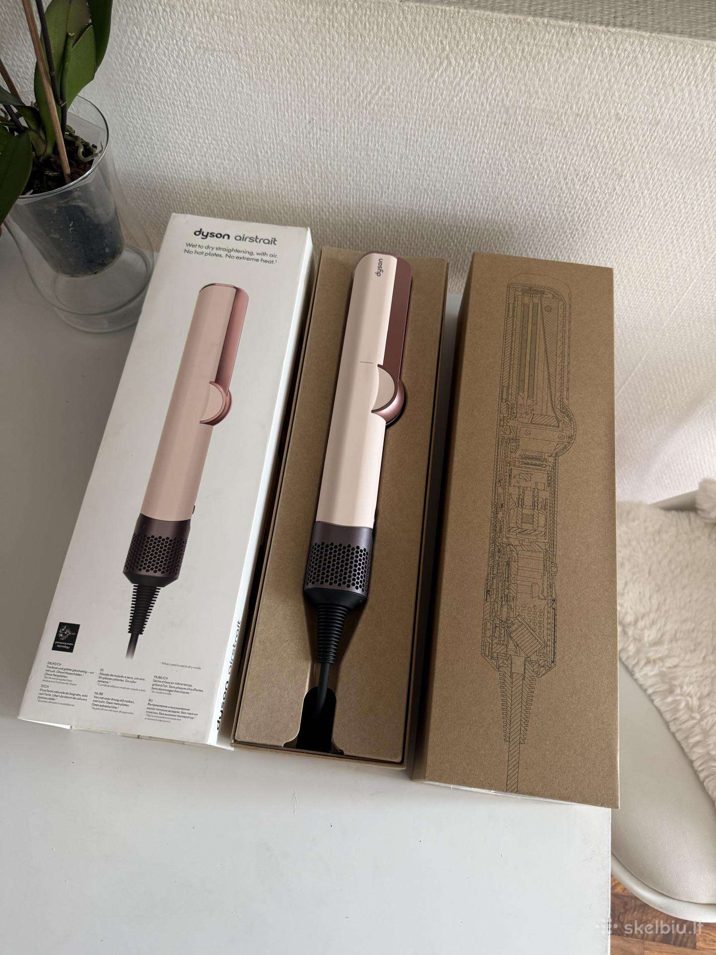 Dyson Airstrait Ceramic Pink/rosgold / Naujas