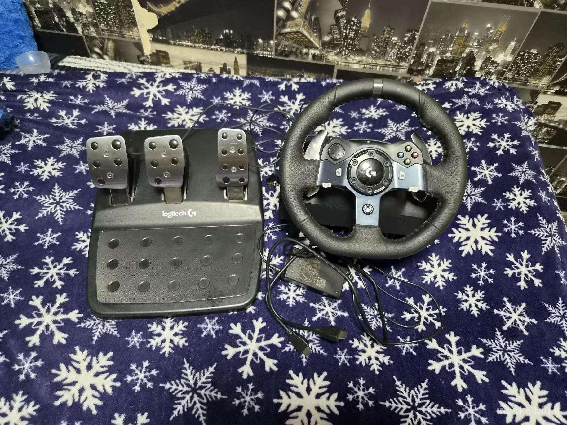 Zaidimo vairas logitech