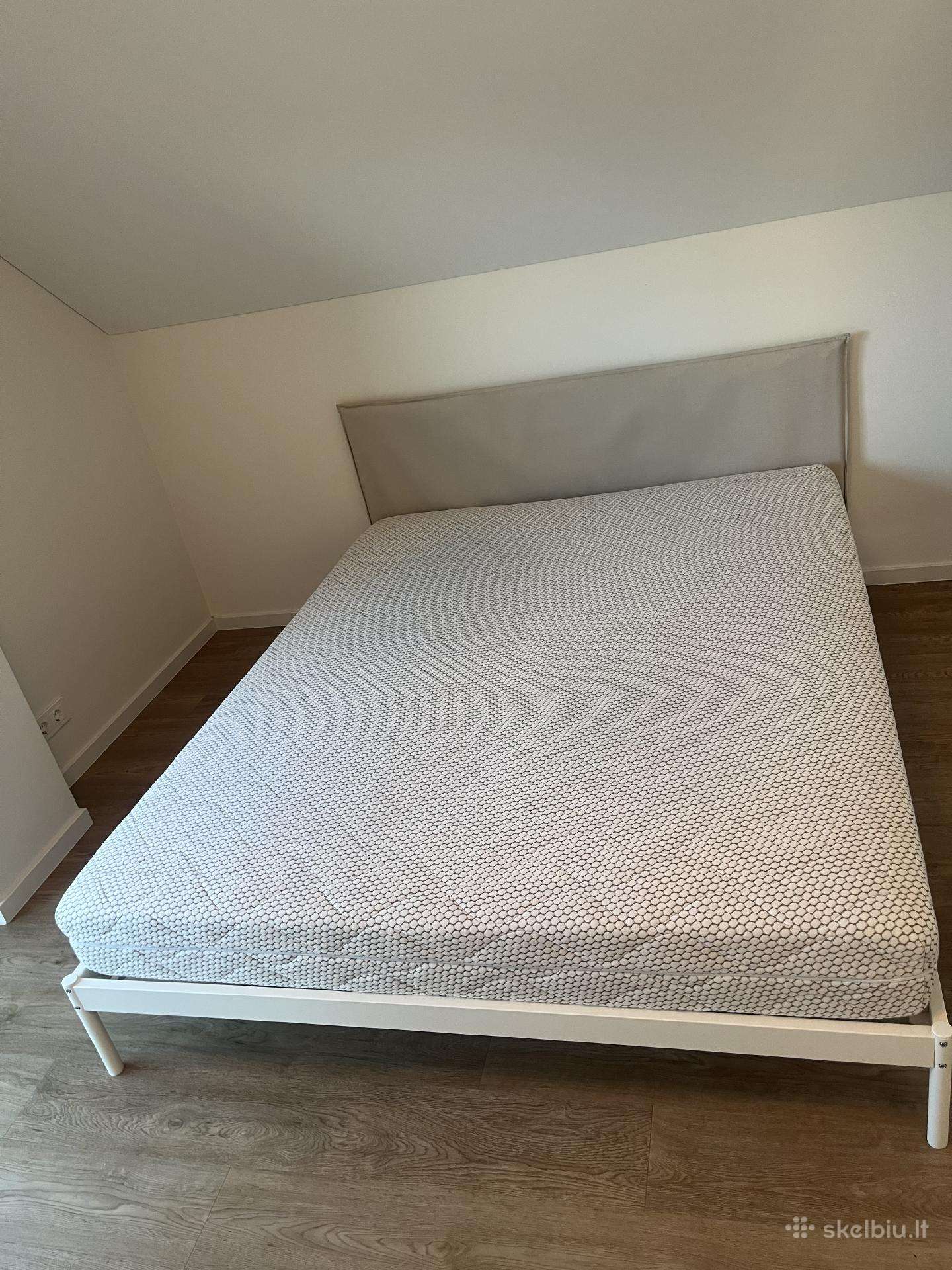 Parduodama dvigulė 160*200 Ikea lova