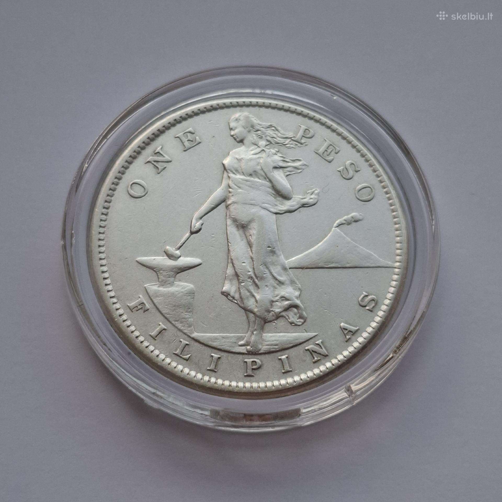 Filipinai 1pesas.