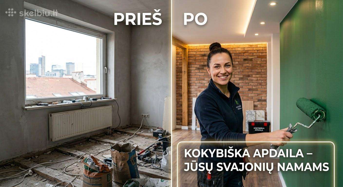 Vidaus Apdailos Darbai – 22 Metų Patirtis