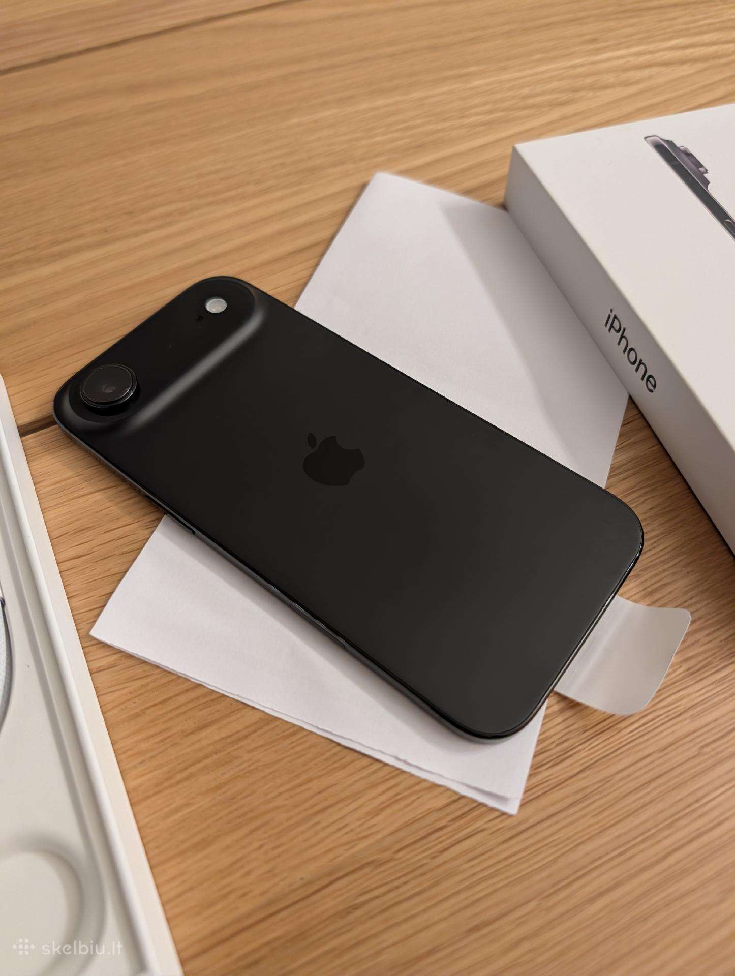 iPhone air. 256gb. juodas. Naujas. 700€.