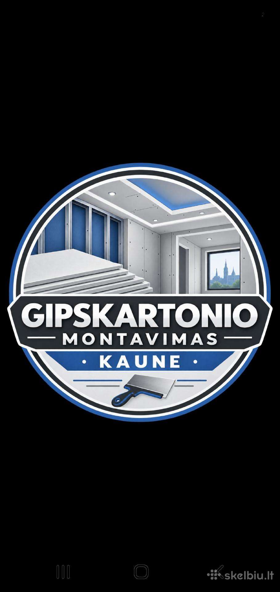 Gipso kartono montavimas