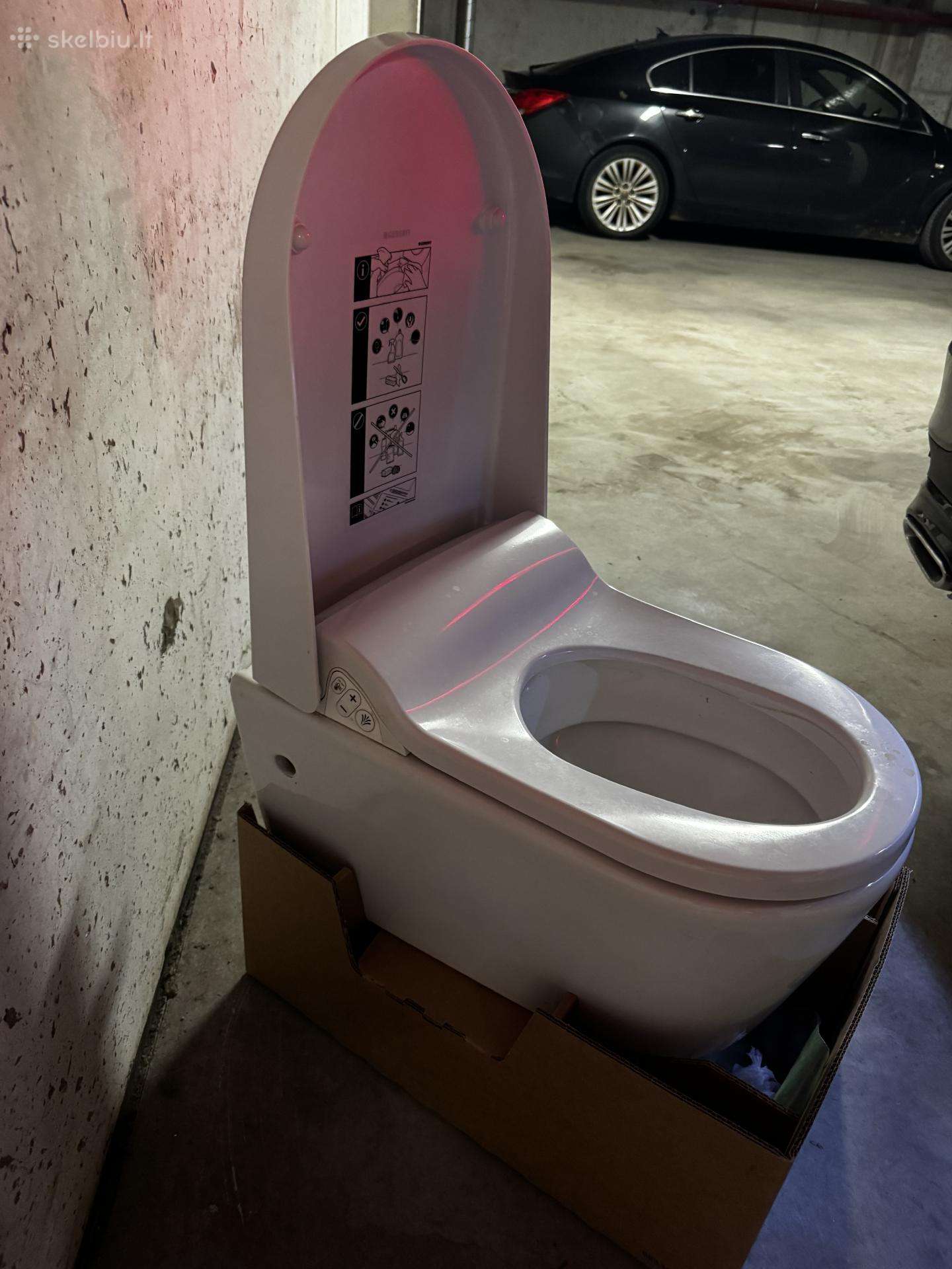 Geberit Aquaclean Sela tualeto puodas su bidė