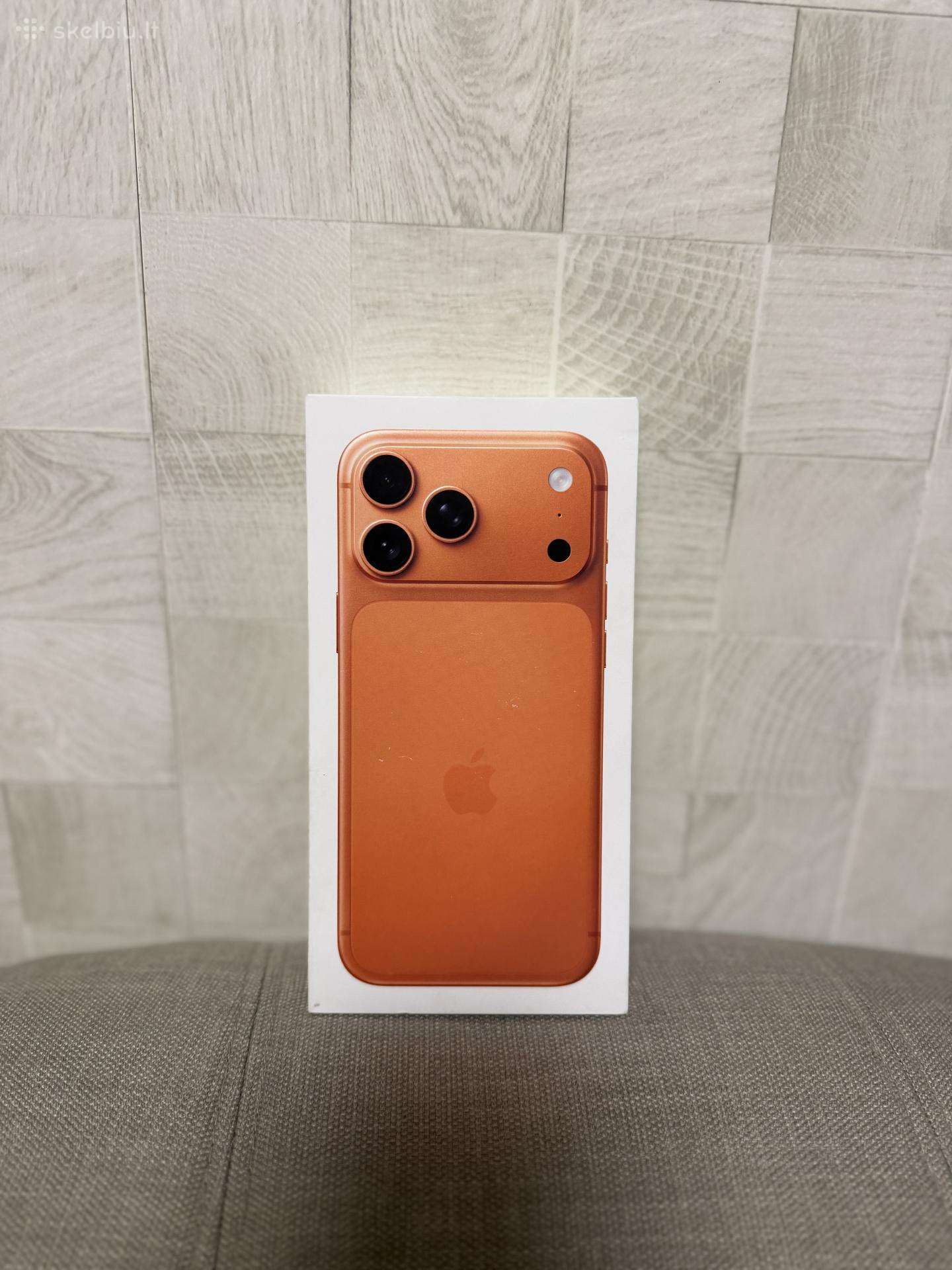 Naujas Apple iPhone 17 Pro Max 256gb Cosmic Orange