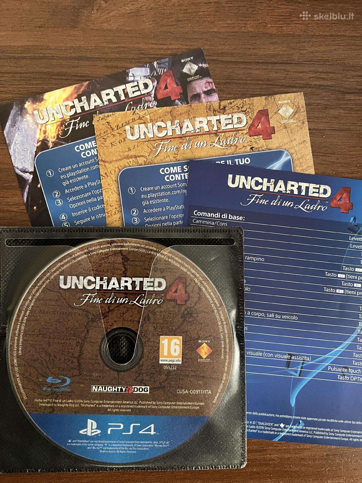 Uncharted 4, Ps4