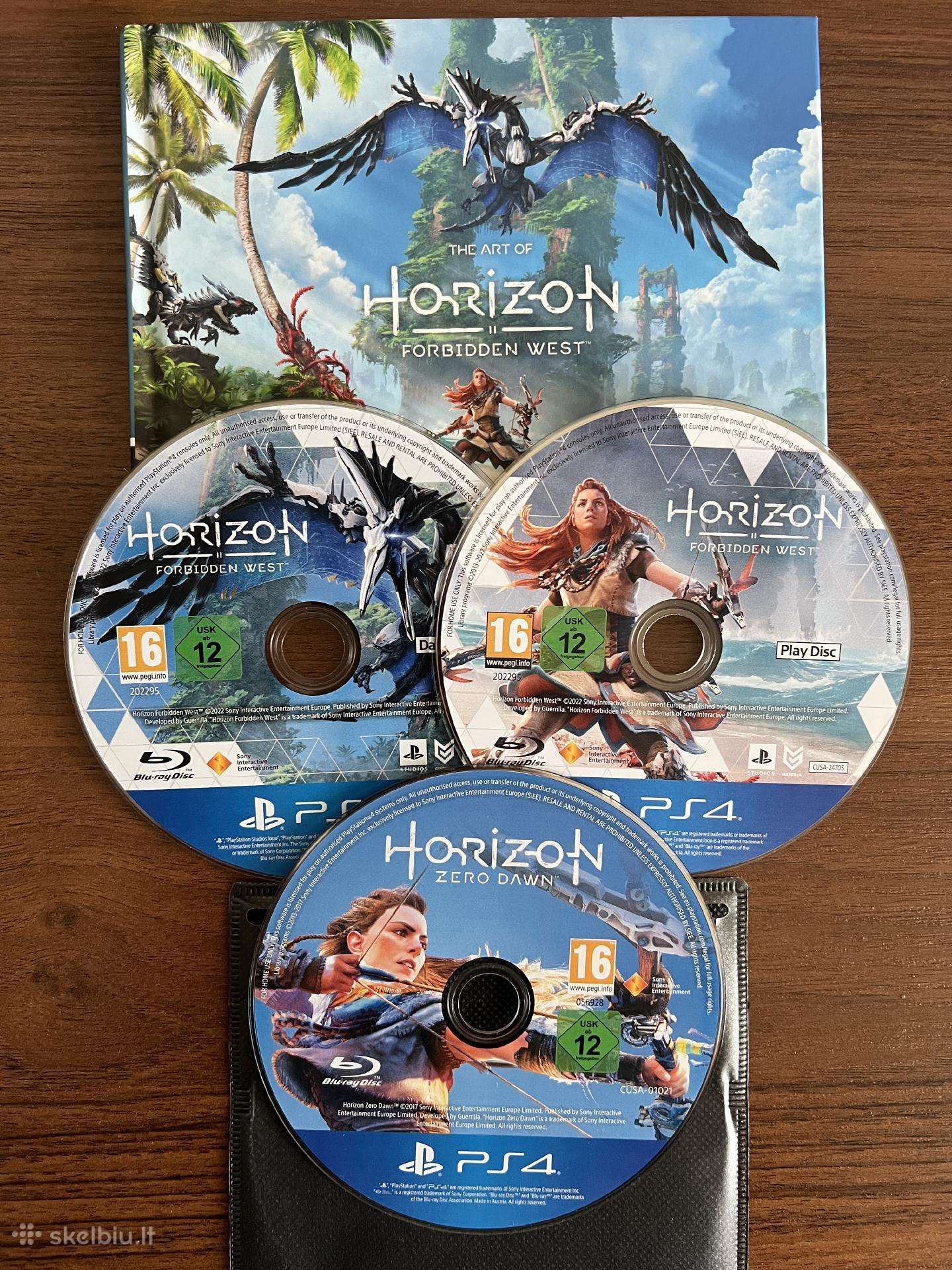 Horizon Zero Dawn, Forbidden West ir Meno knyga