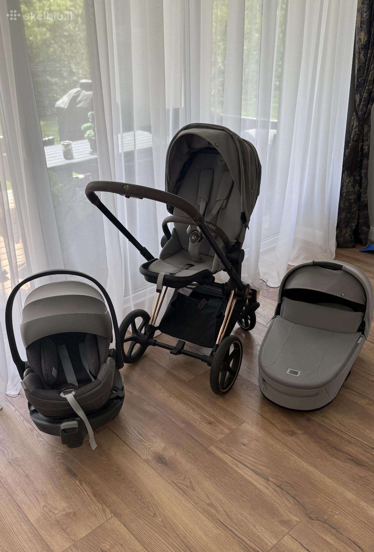 Cybex Priam V4 Rose Gold Grey.