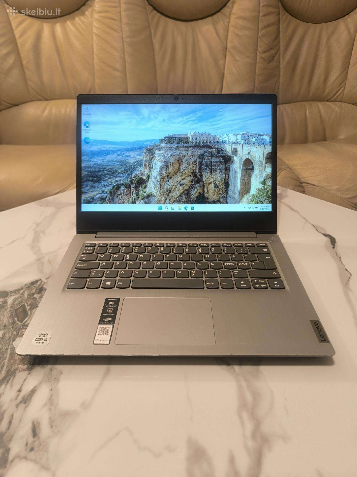 Lenovo Ideapad 3, Intel I5-10210, 256 nvme SSD