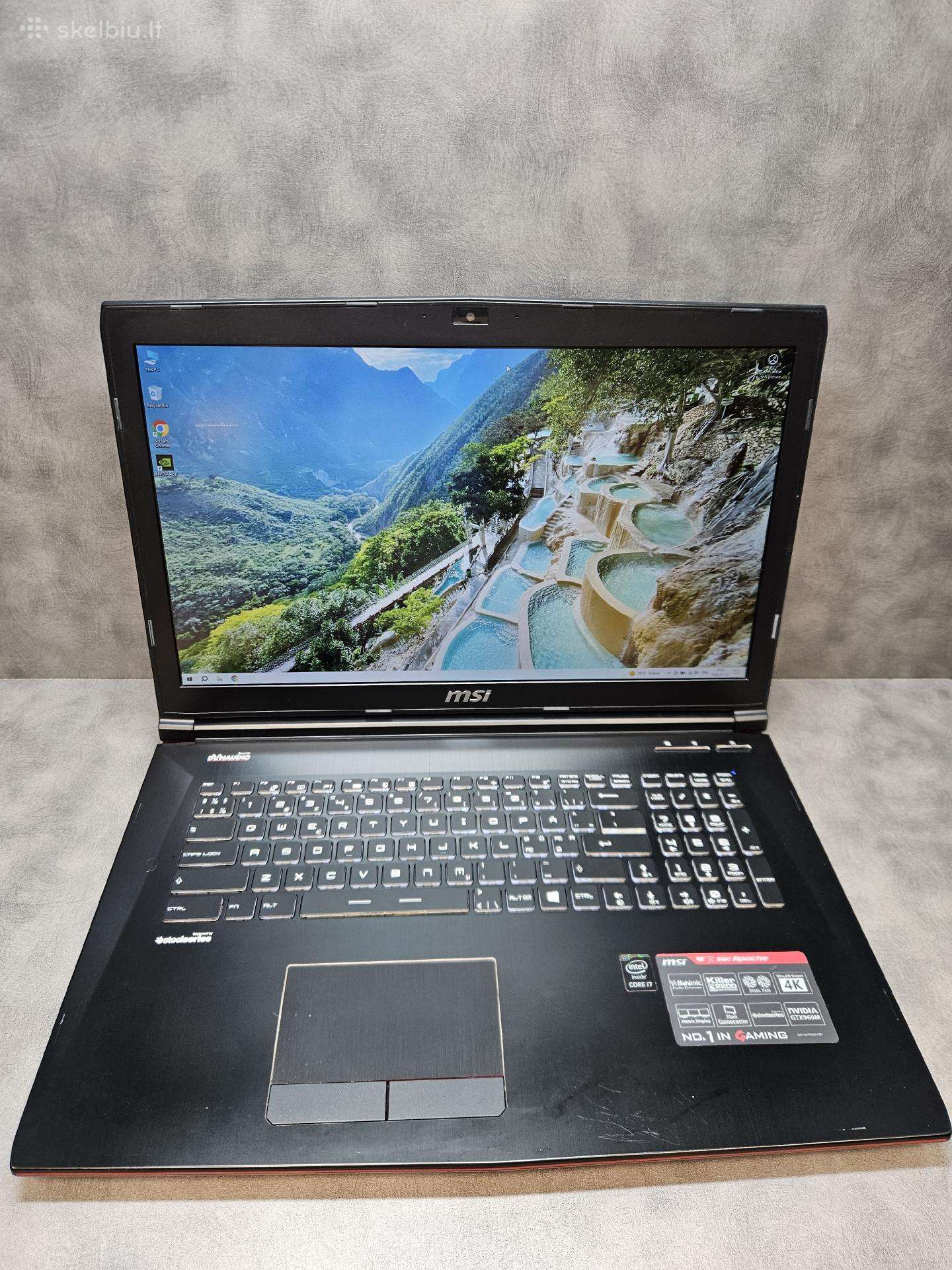 Msi/17.3"fhd/i7-5700hq/16ram/128ssd+500hdd/gtx960m