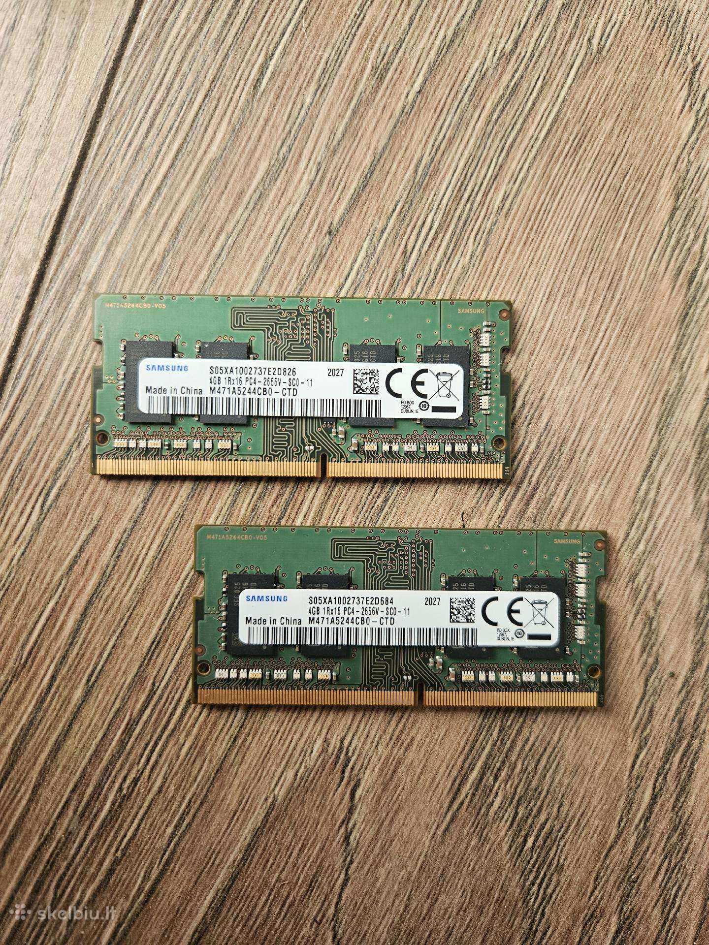 2x4 GB ddr4