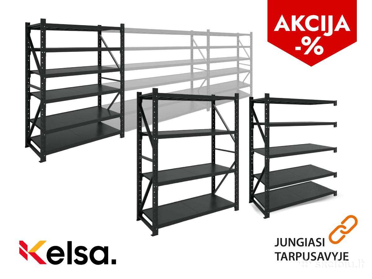 Metaliniai stelažai - Geriausia kaina - Nauji