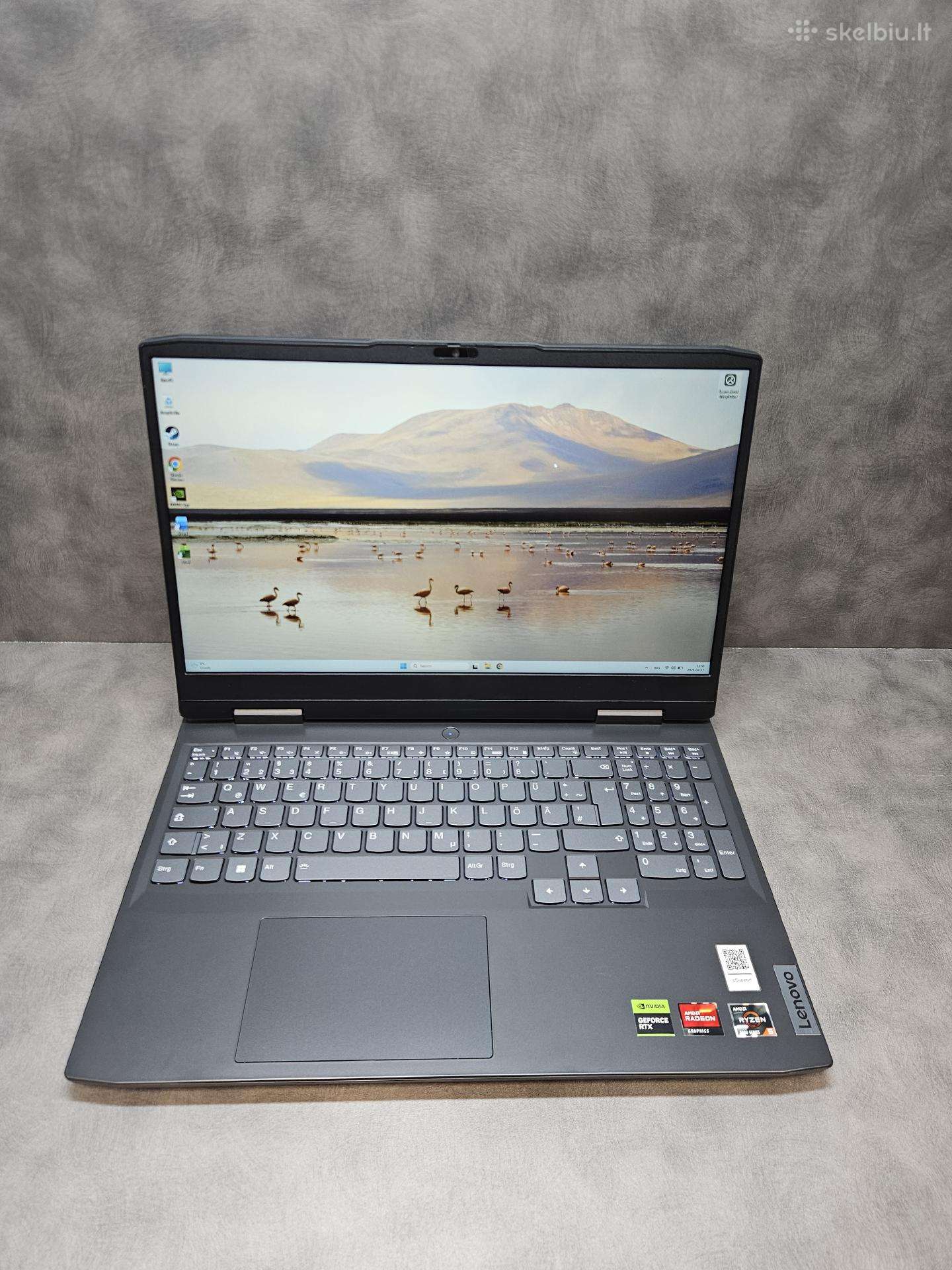 Lenovo Gaming/15.6"/ryzen5 7/16r/512ssd/rtx2050