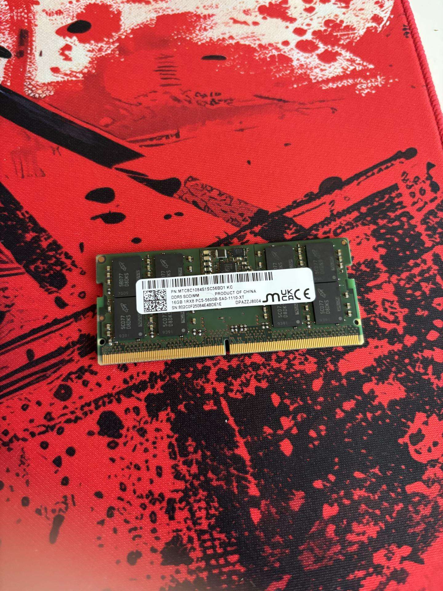 Micron 16gb 5600mt/s Sodimm