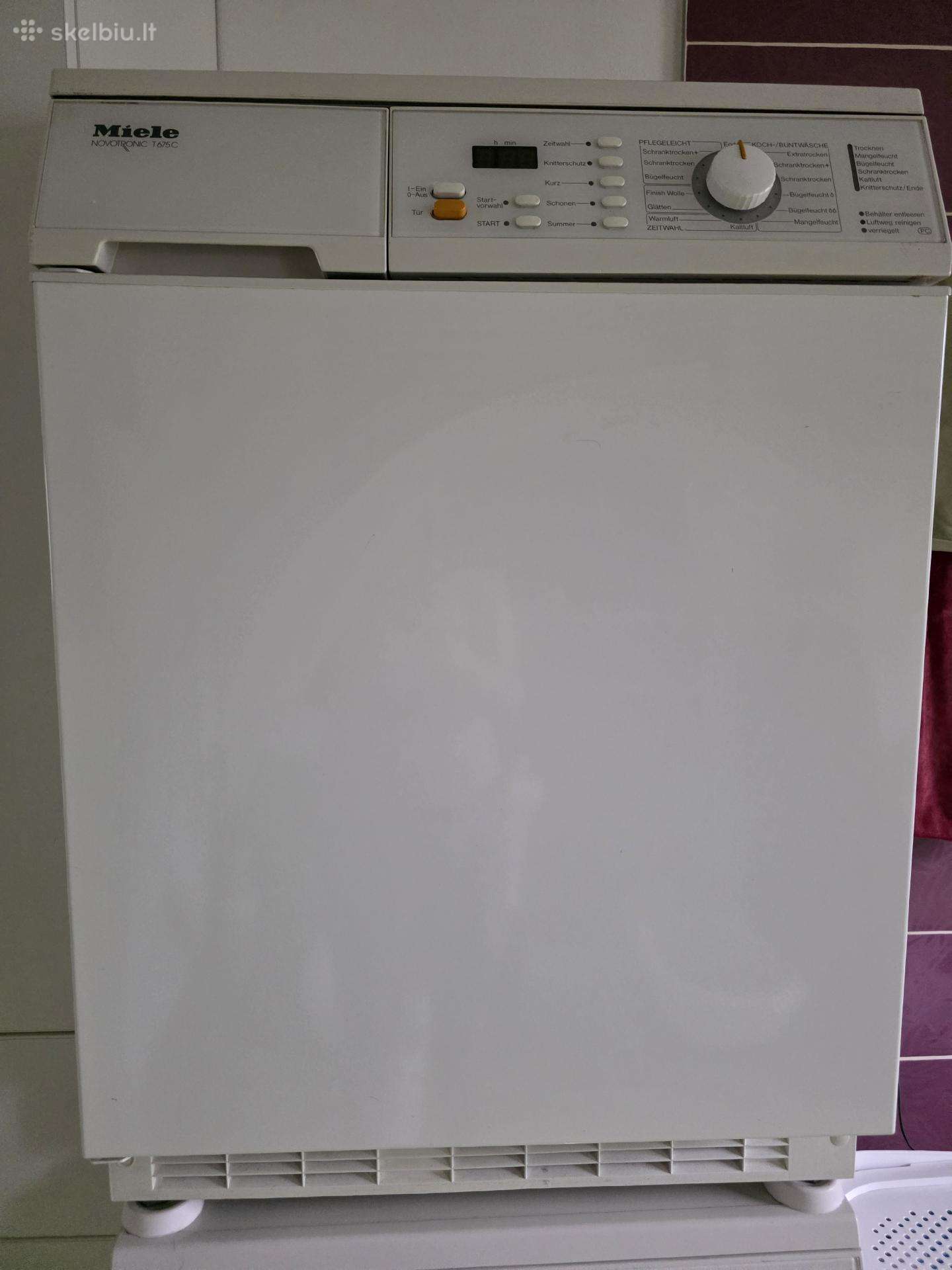 Sklabimi mašina ir džiovyklė Miele