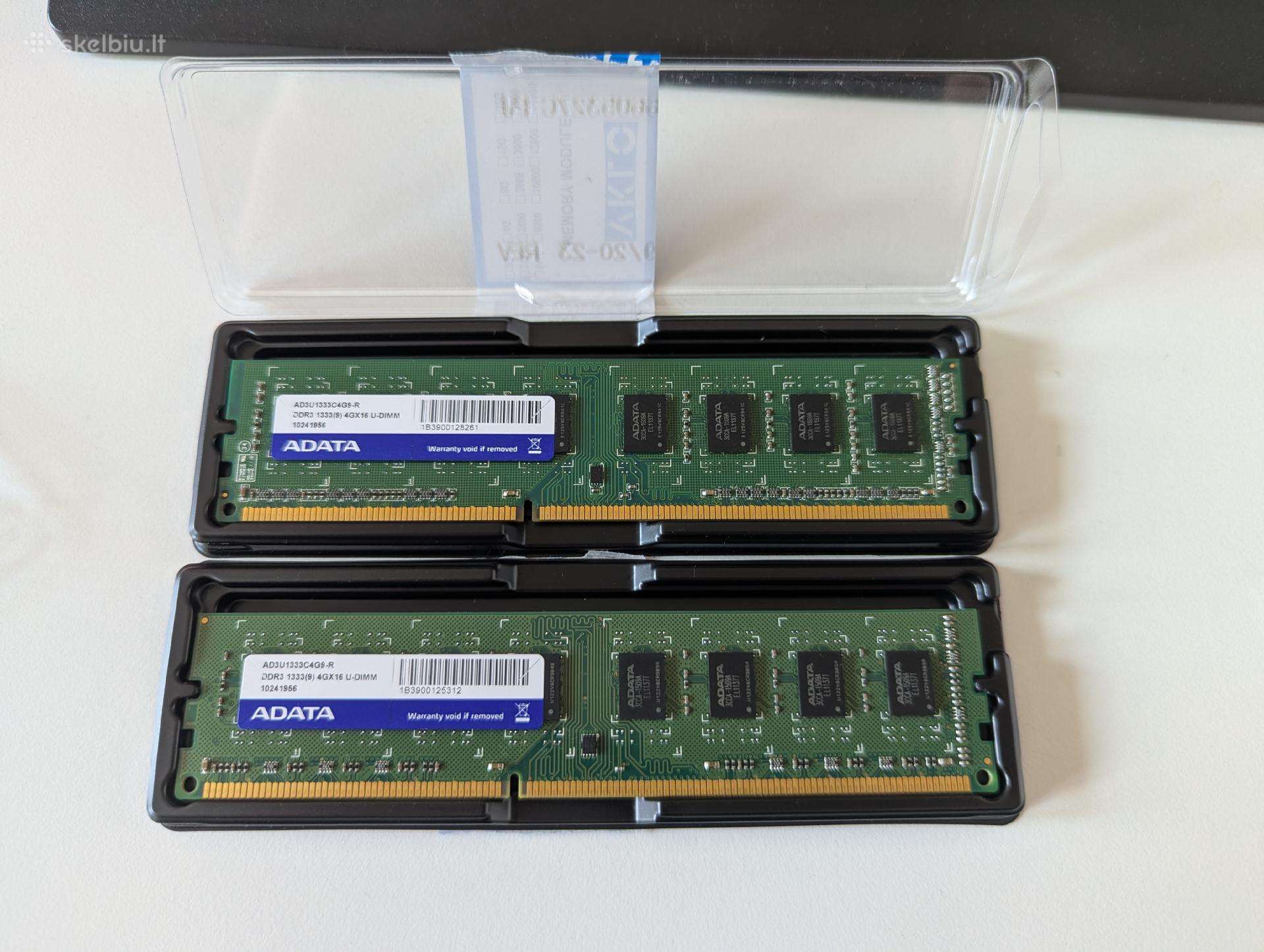 Adata Ddr3 4gb 1333mhz RAM