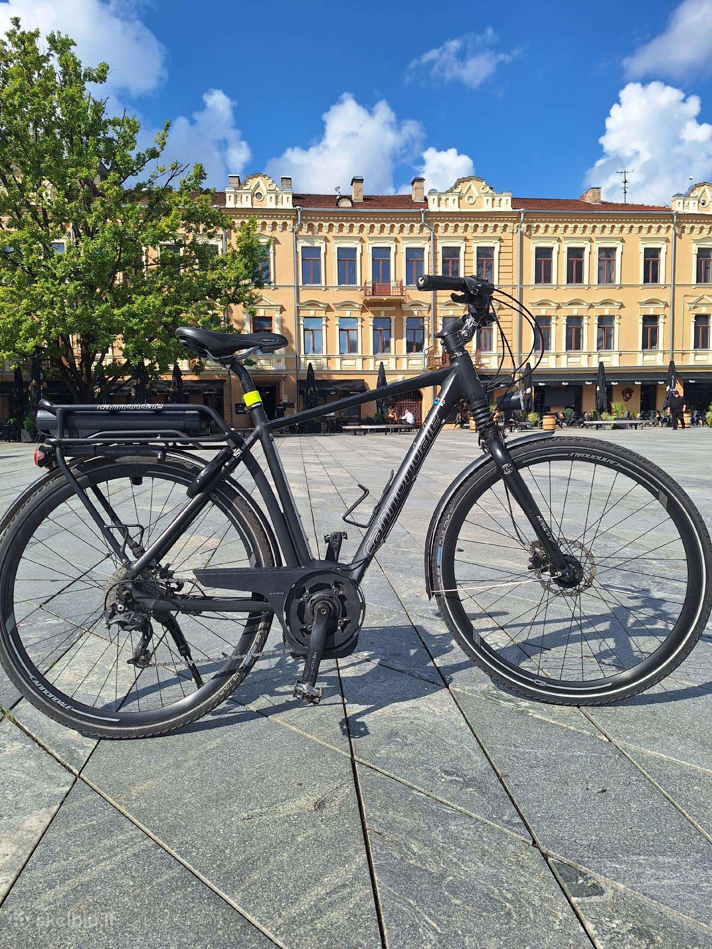 Elektrinis vyriškas Cannondale dviratis