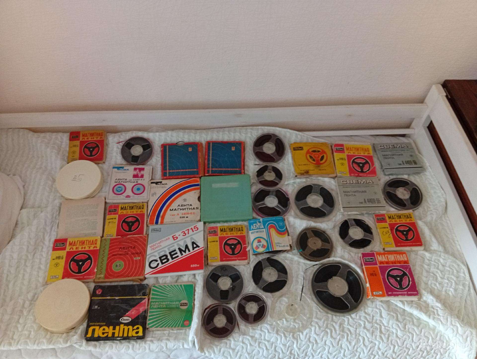 Juostos magnetofonui 35 vnt.
