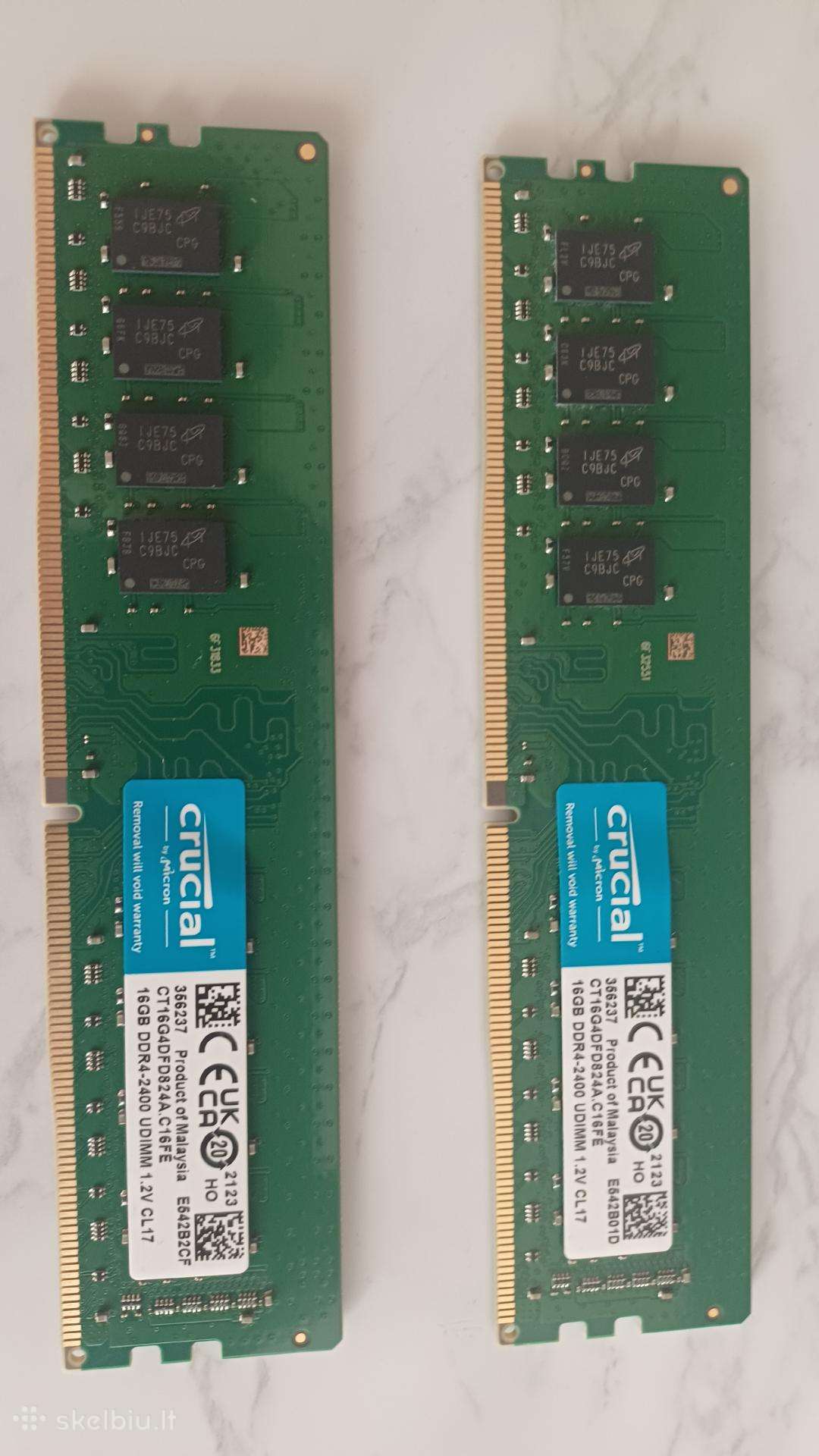 Ddr4 32gb 2400mh naudota