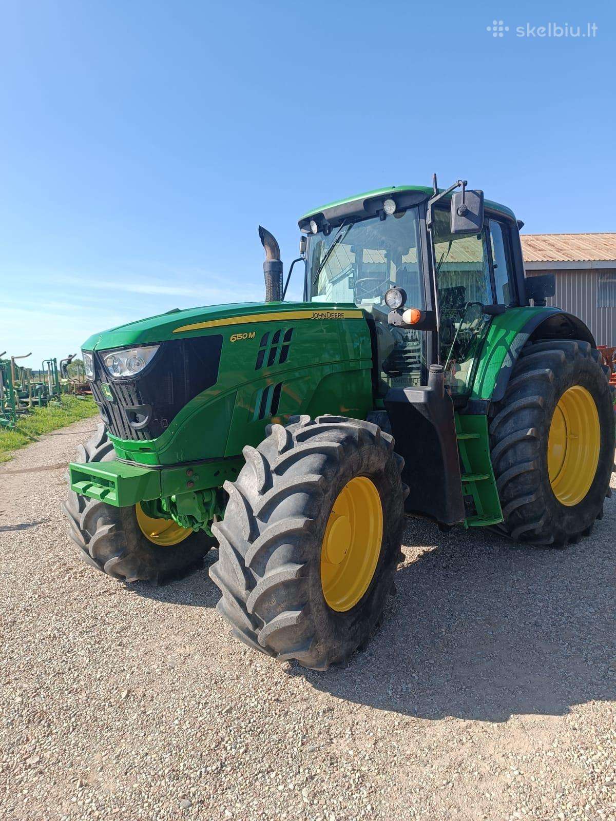 Traktorius john deere 6150m 2014 metu