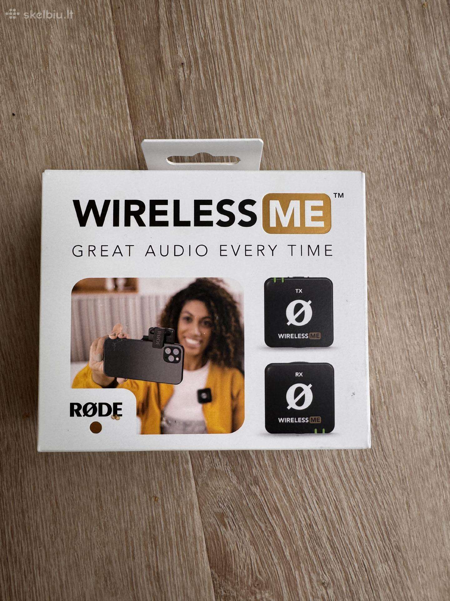 Naujas mikrofonas Rode Wireless me