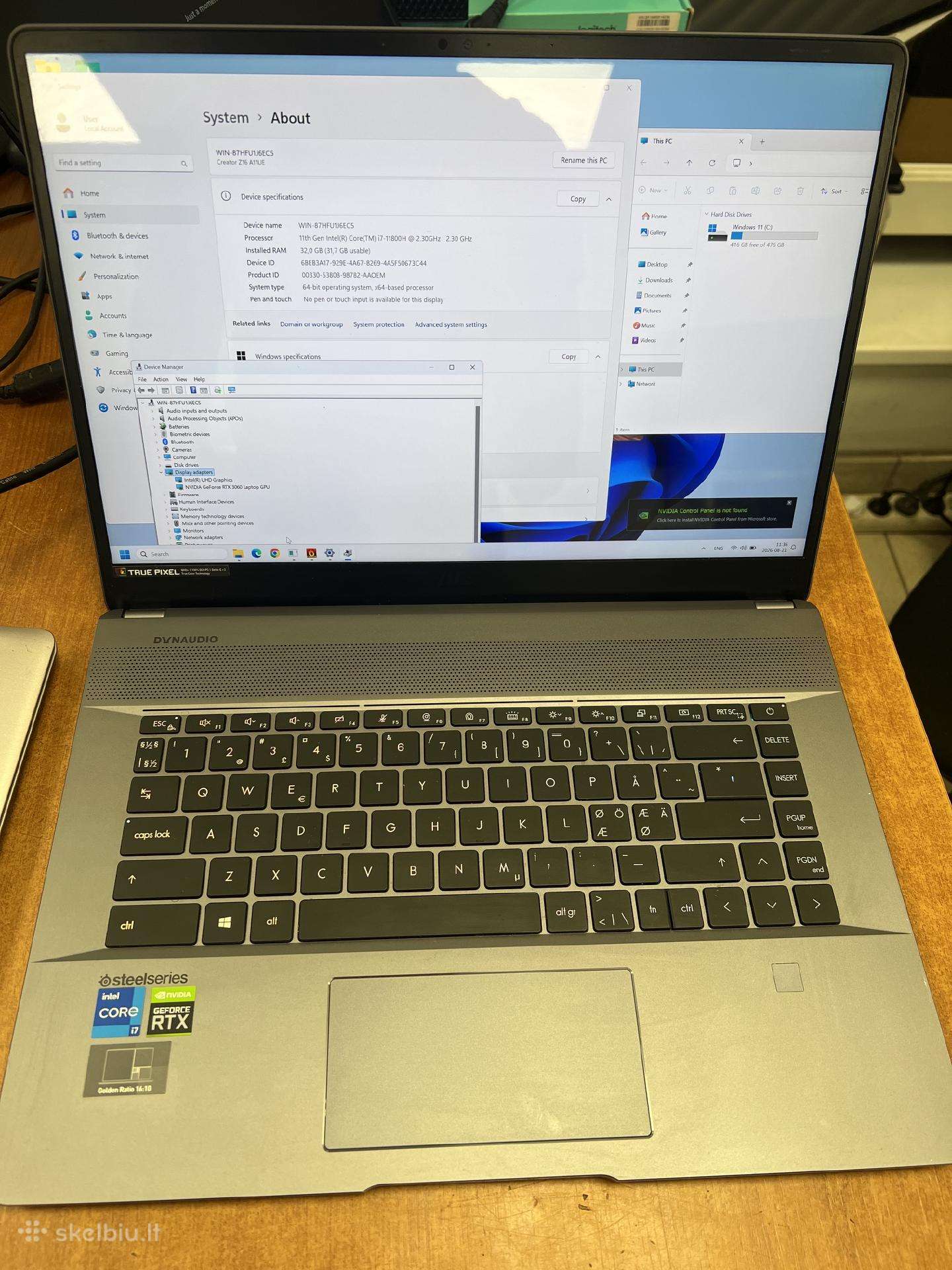 Msi Creator Z16 su 32gb 499e