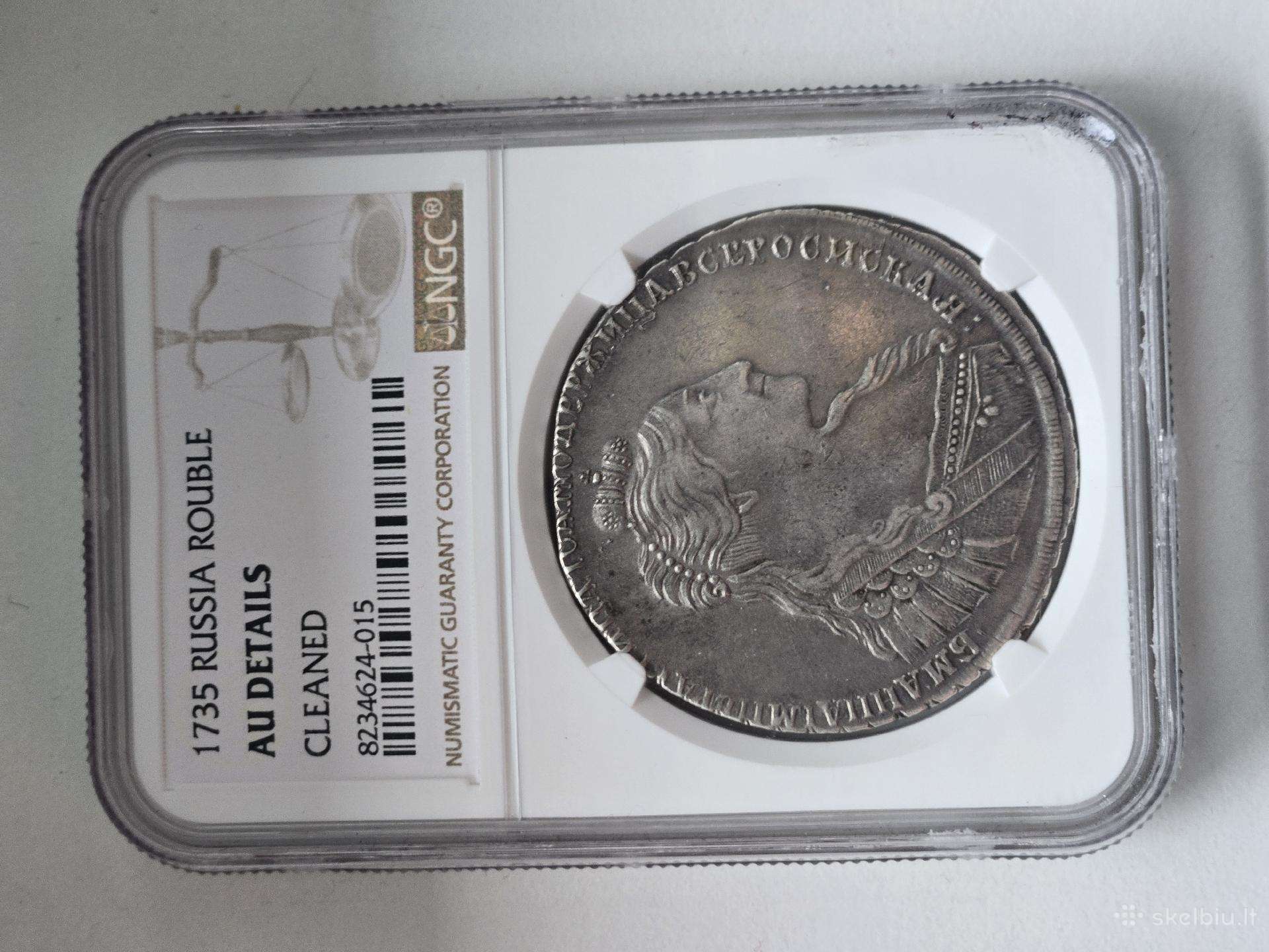 Ngc sertifikuoti rubliai