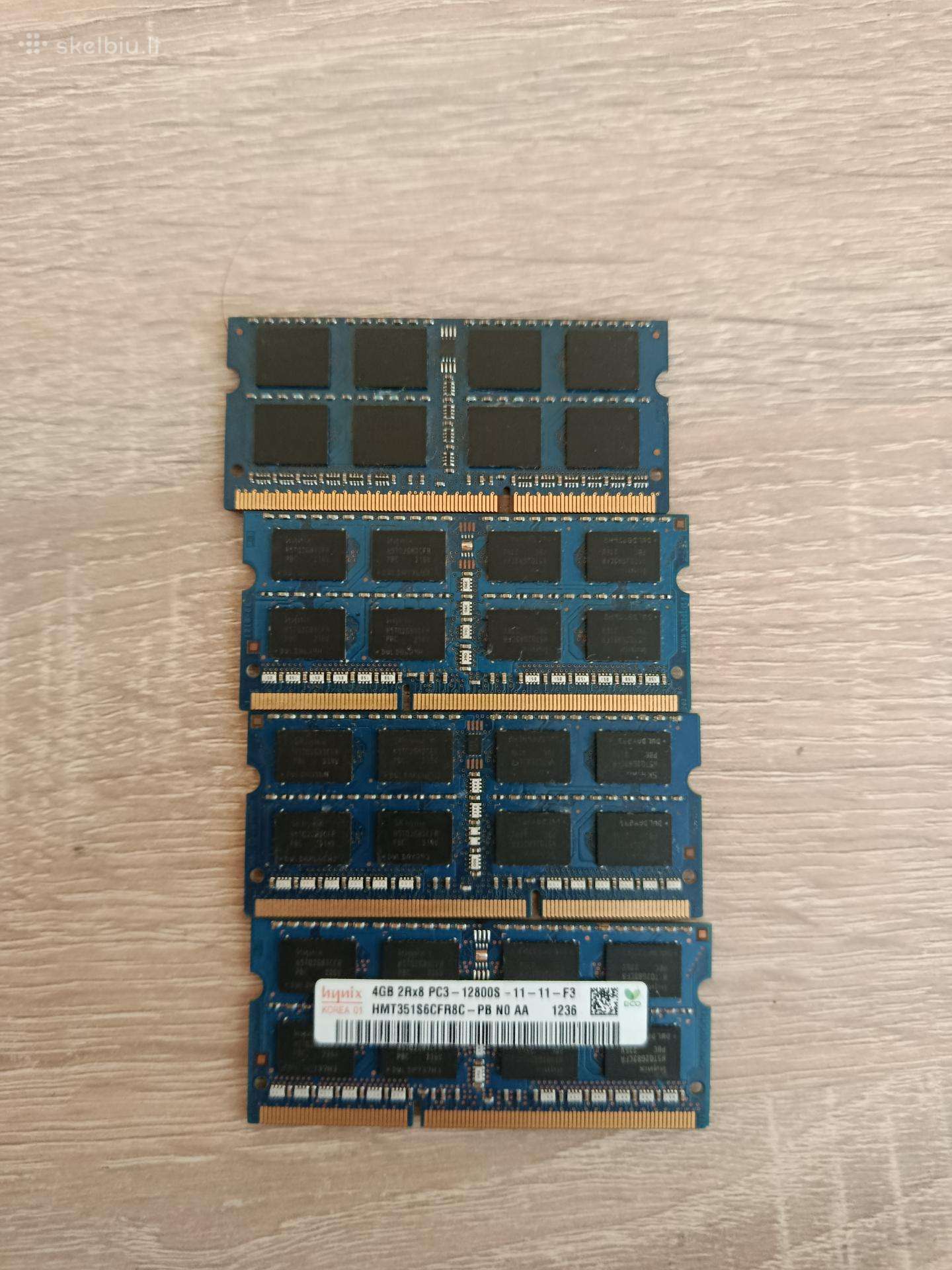 Ddr3 Nešiojamųjų kompiuterių RAM lazdos/sticks.