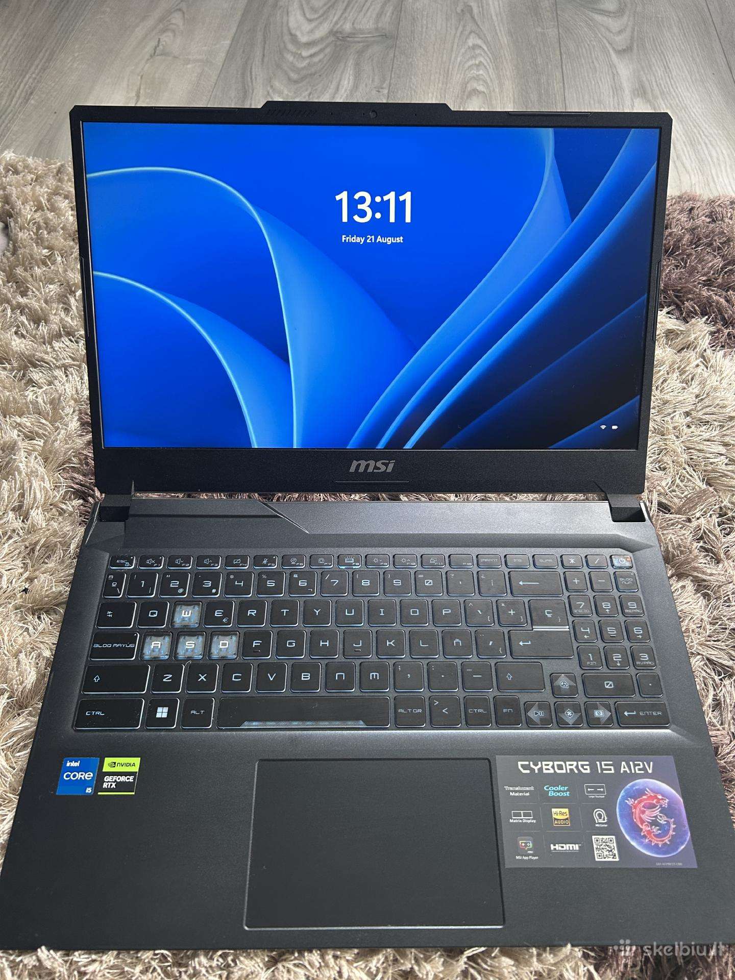 Žaidimų kompiuteris Msi Cyborg 15 A12vf