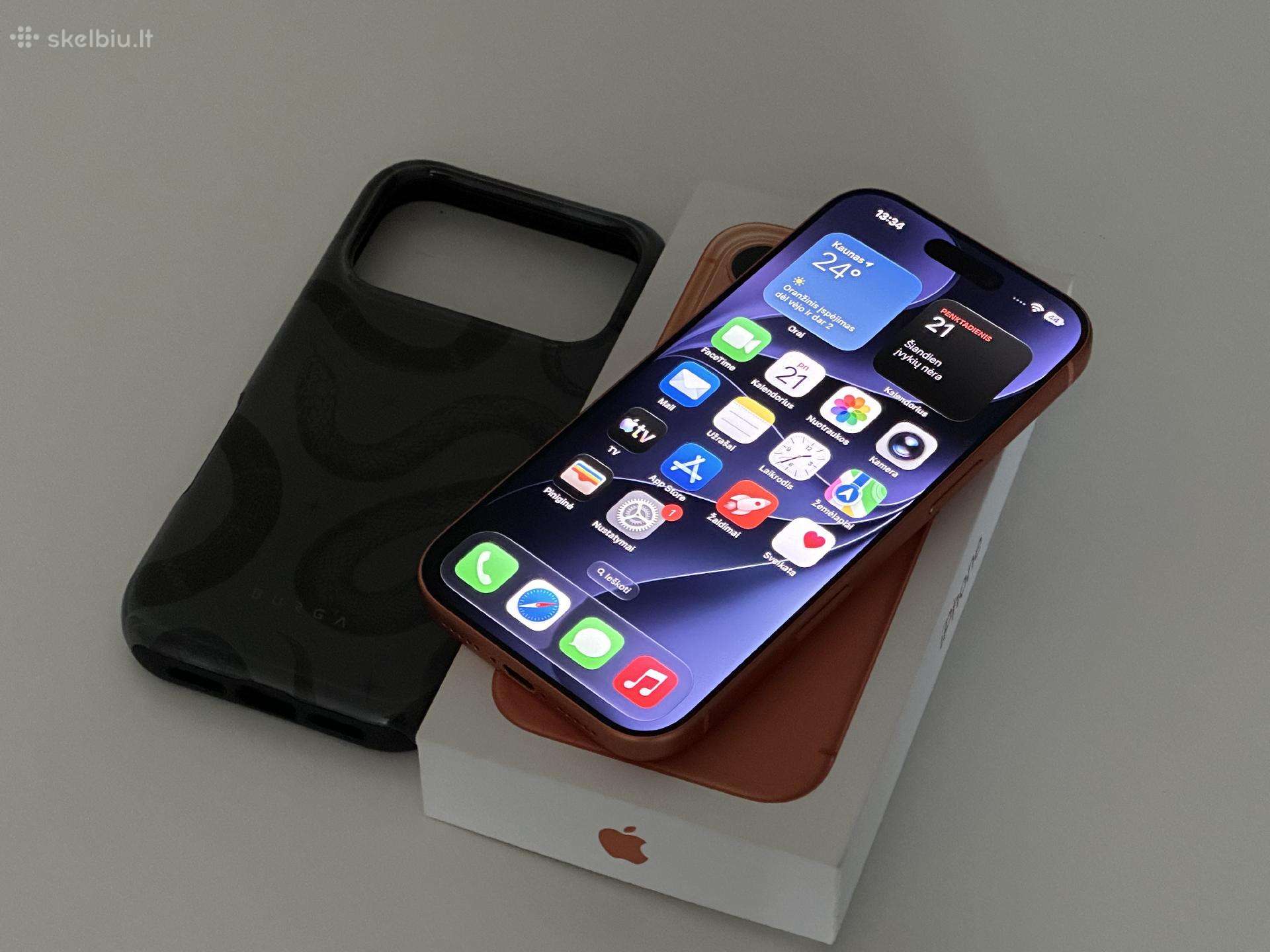 Parduodu iPhone 17 Pro Cosmic Orange 256gb