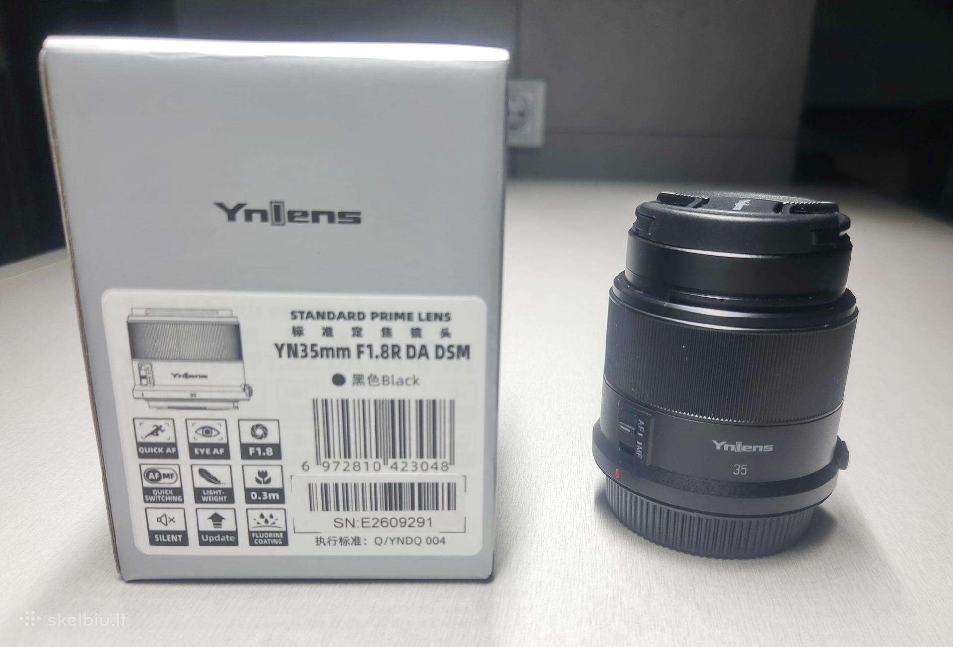 Yongnuo 35mm F1.8 Auto Focus objektyvas (Canon R)