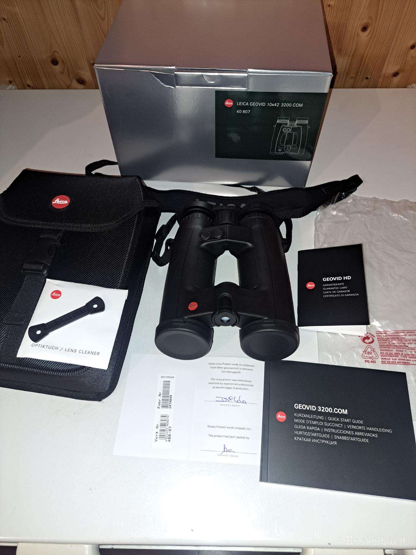 Parduodami Leica Geovid 3200com.žiūronai.nauji