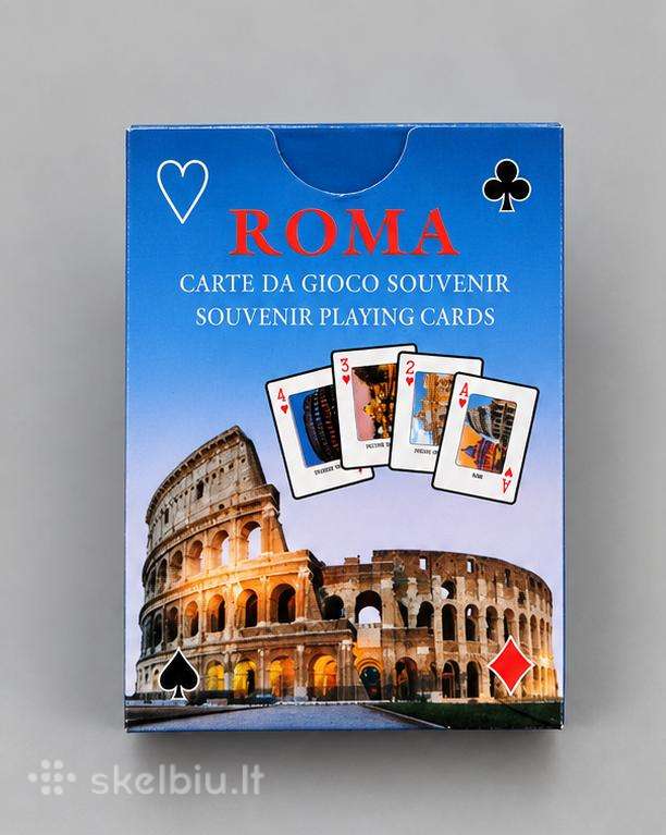 Vintažinės žaidimo kortos Roma