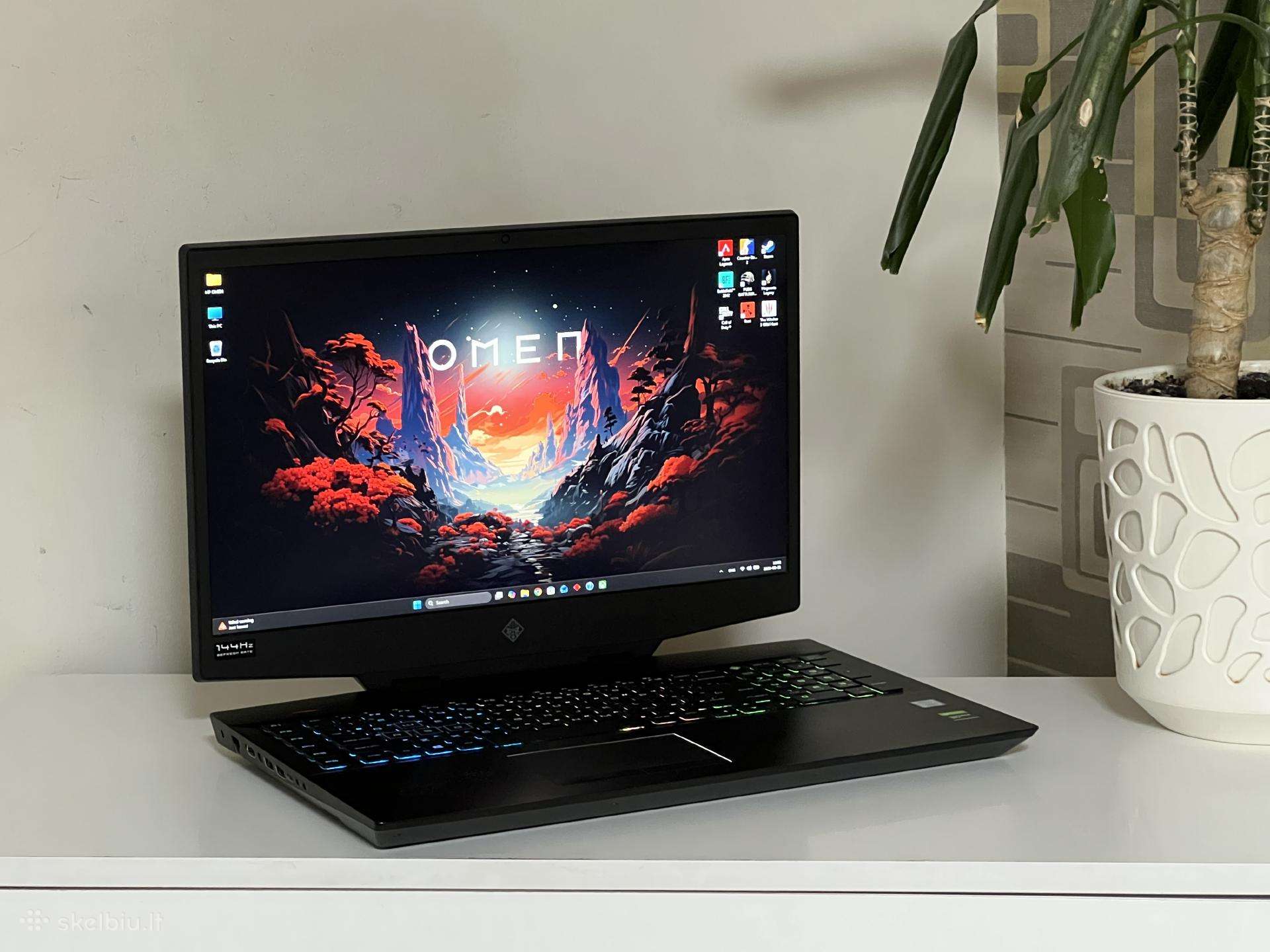 Parduodamas Hp Omen 17 su Gtx 1660ti, I5-9k, 144hz