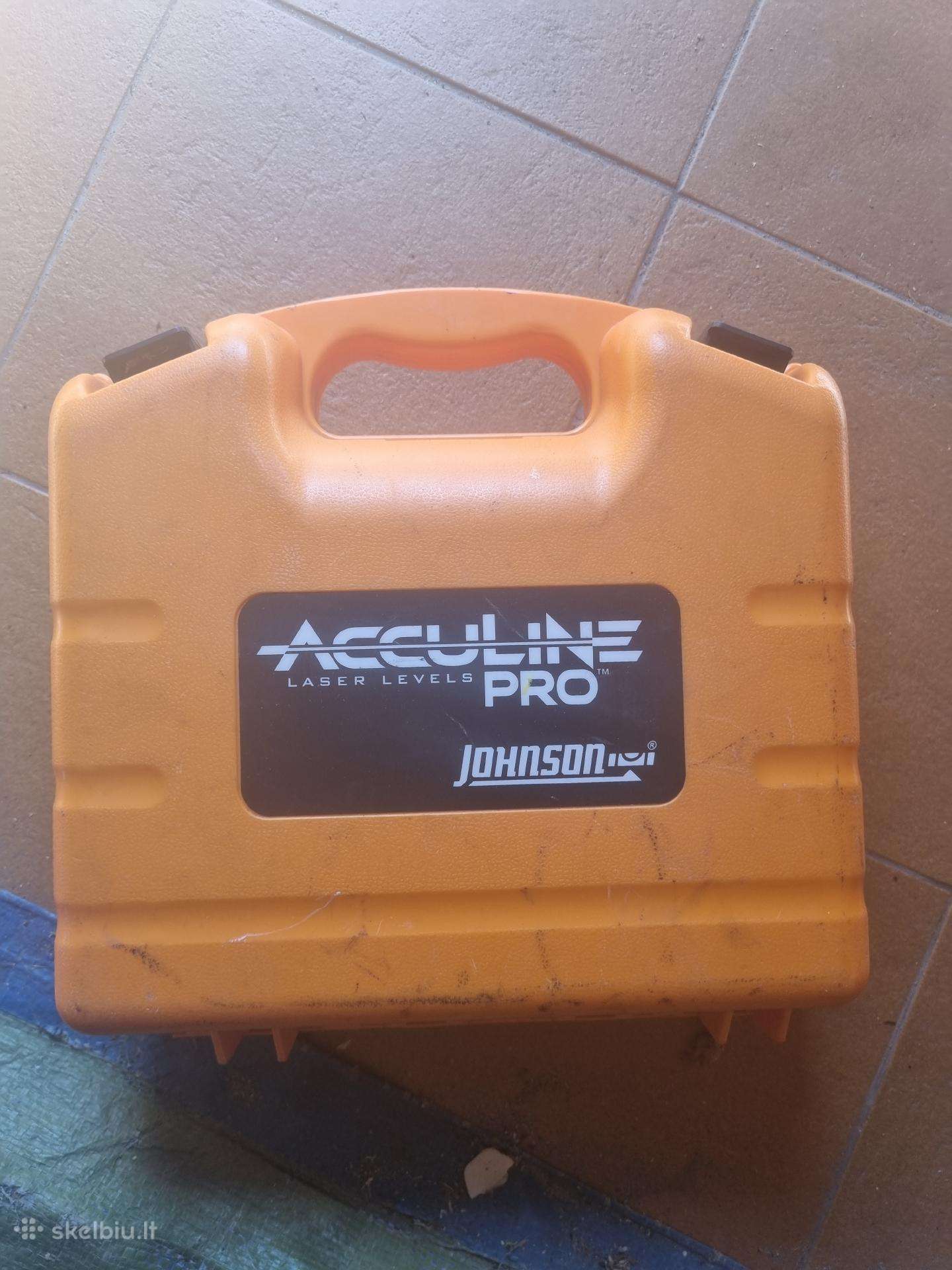 Rotacinis nivelyras acculine pro