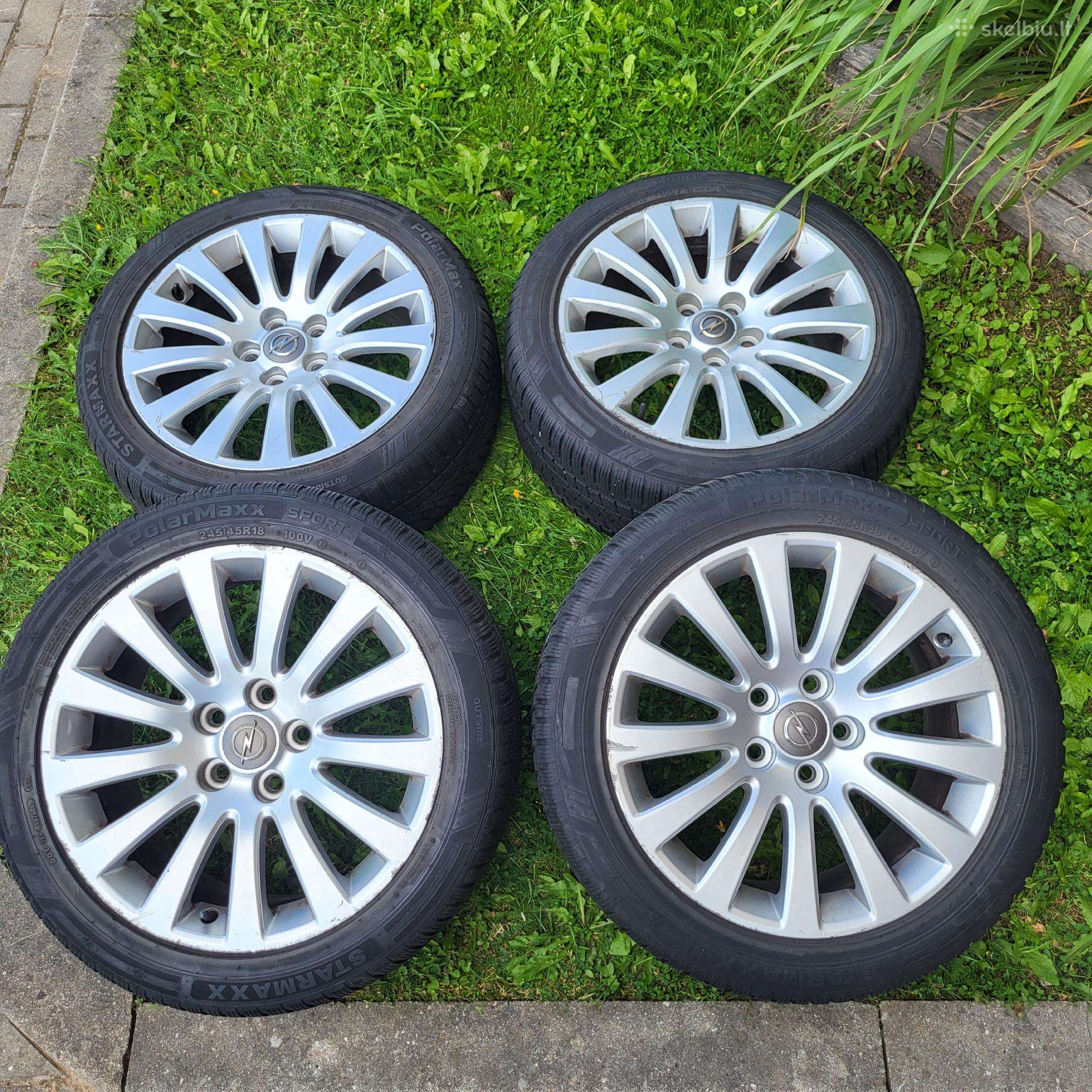 Parduodami opel insignia ratlankiai su padangomis