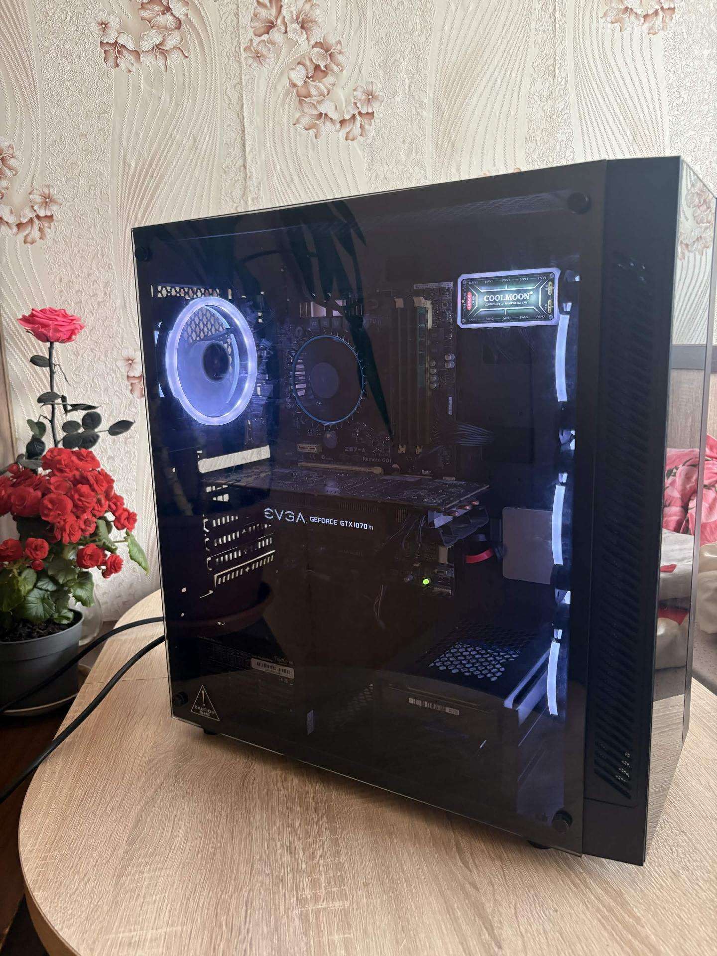 Biudžetinis žaidimų Pc 1070ti/32gb RAM/878gb