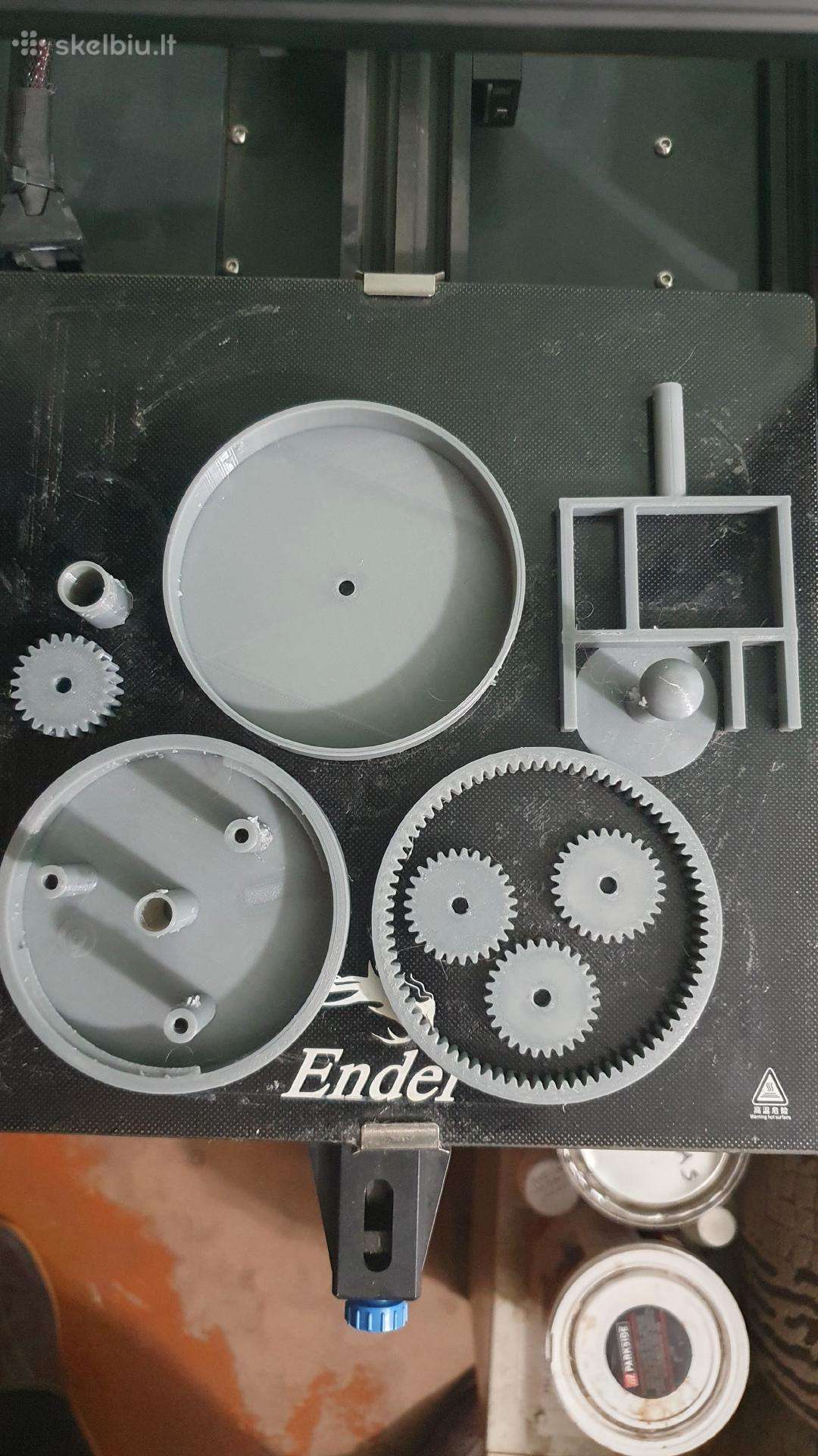 3D spausdinimas plastikais, modeliavimas, skenavim
