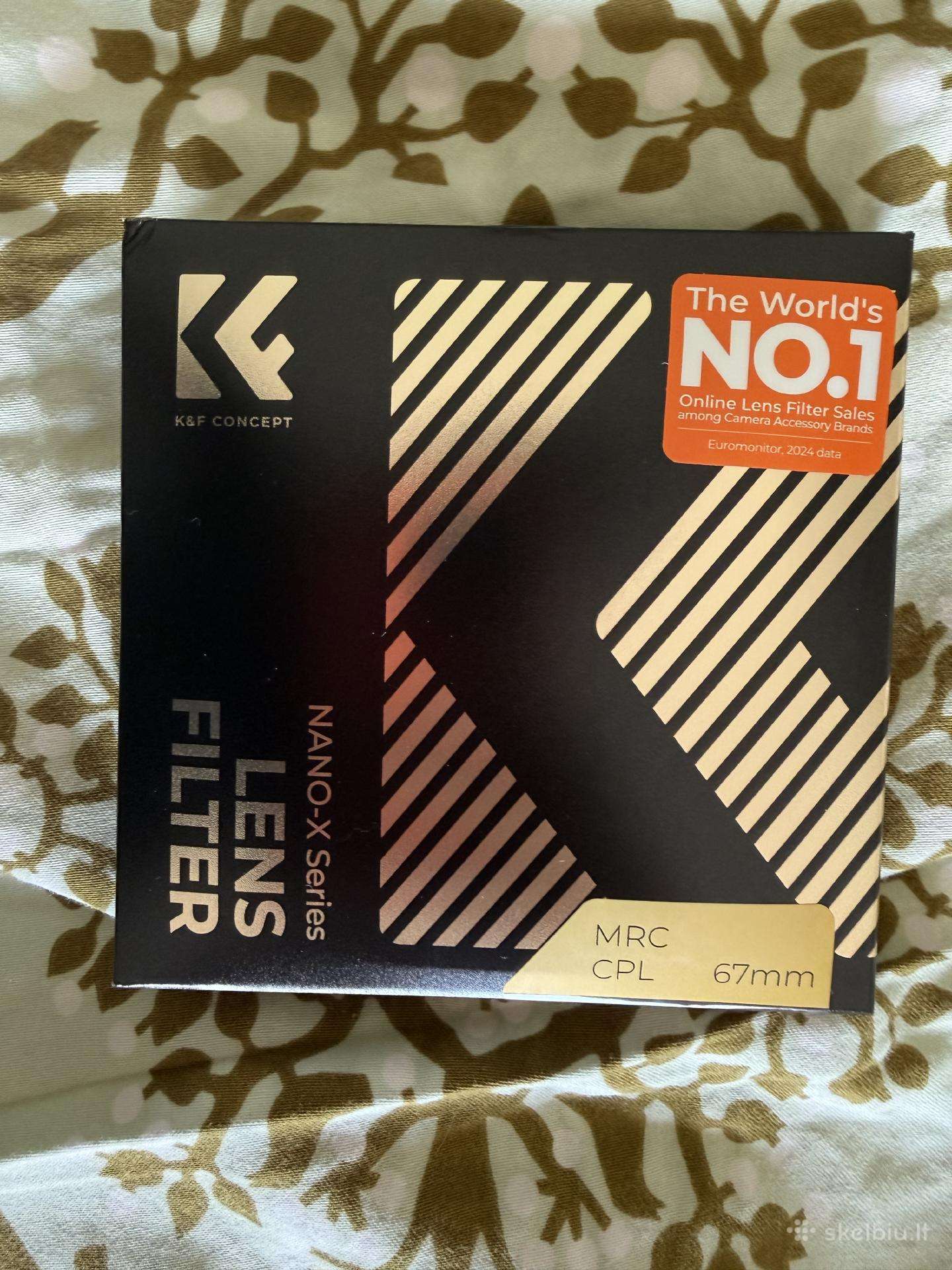 K&f cpl 67mm filtras kamerai