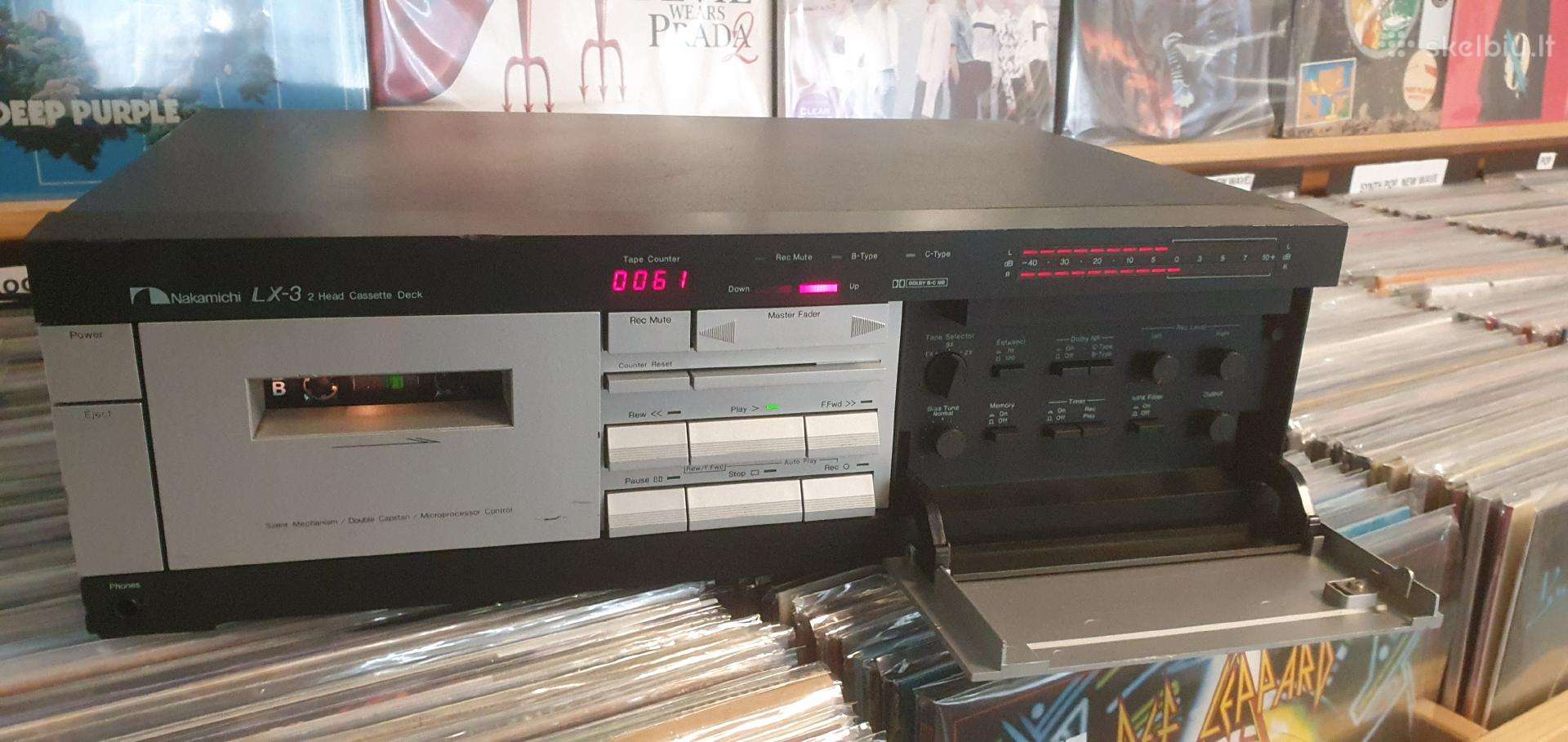 Nakamichi Lx 3 kasetinis grotuvas.