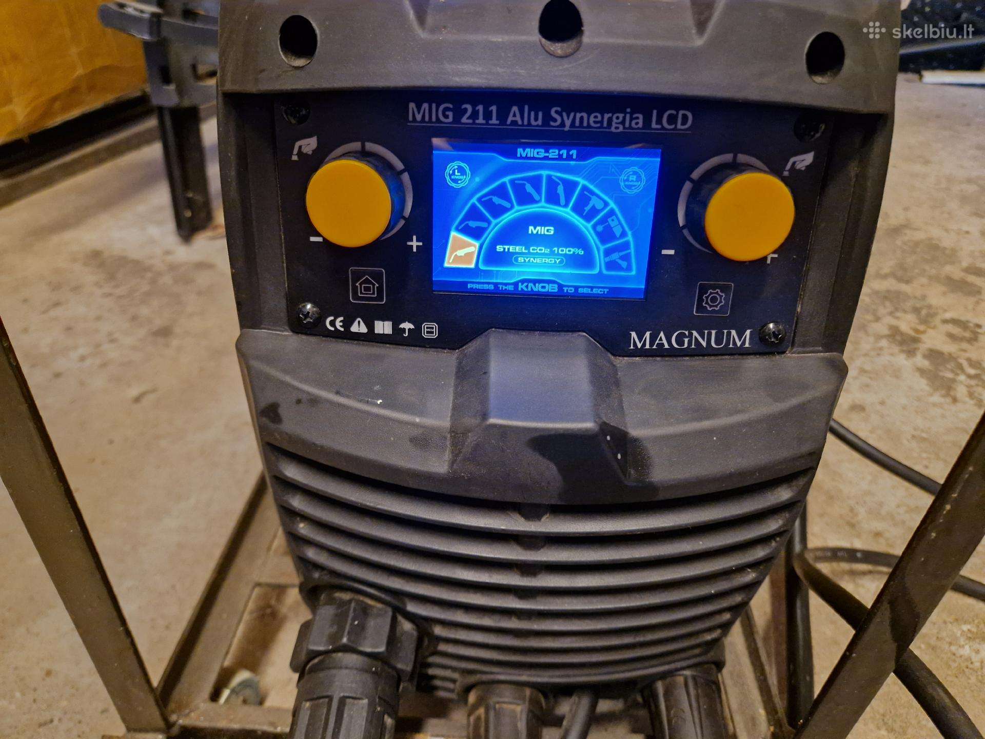 Suvirinimo pusautomatis Magnum Mig 211 Alu Synergy