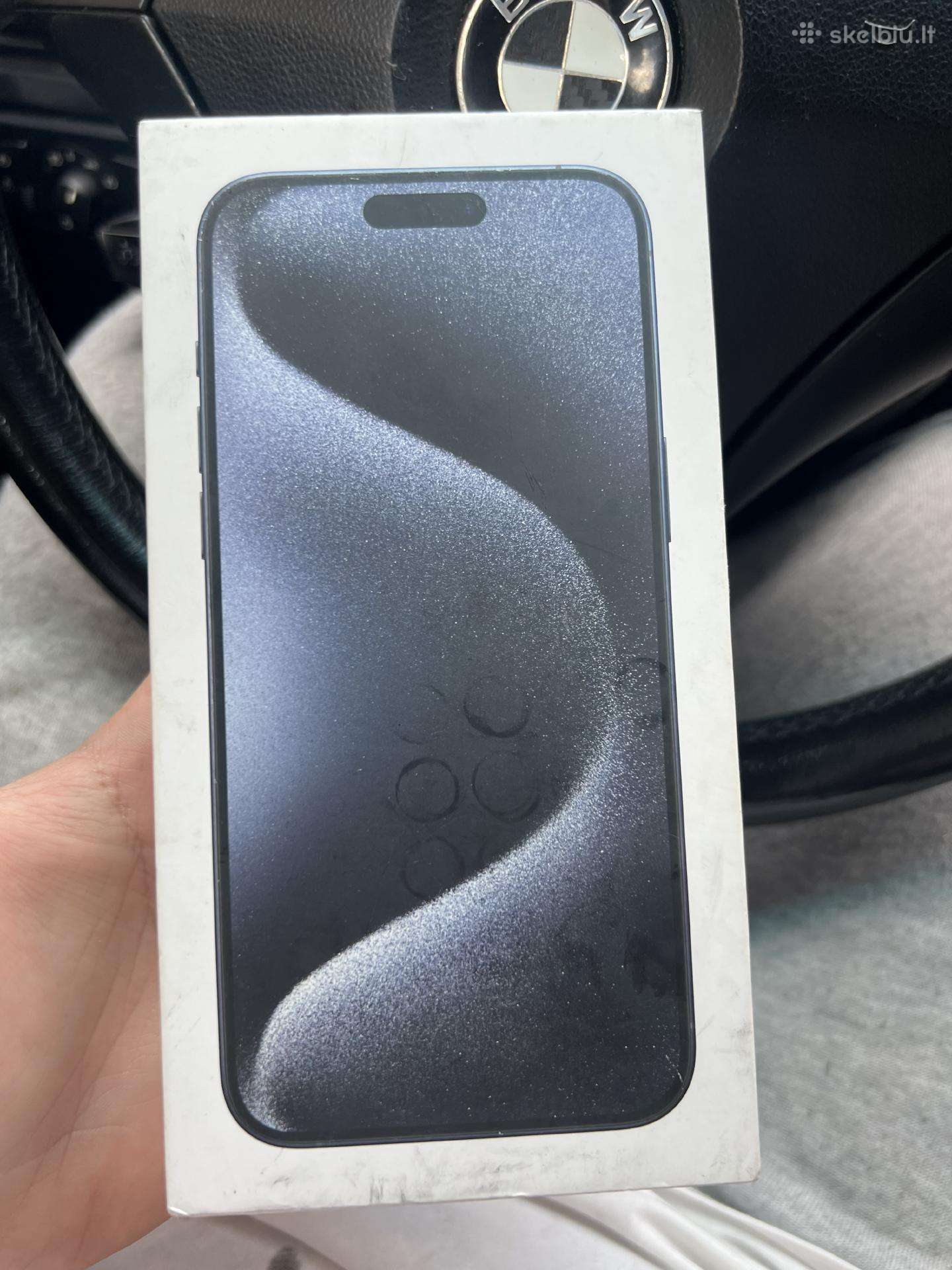 Parduodu iPhone 15 Pro Max 256gb blue titanium