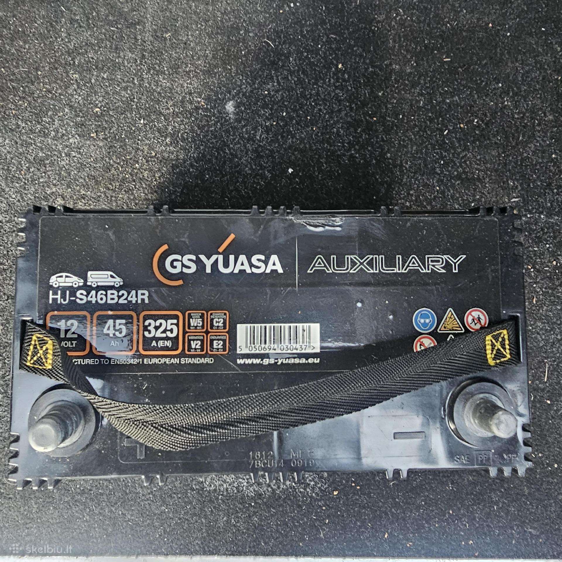 Gs Yuasa Auxiliary Hj-s46b24r akumuliatorius