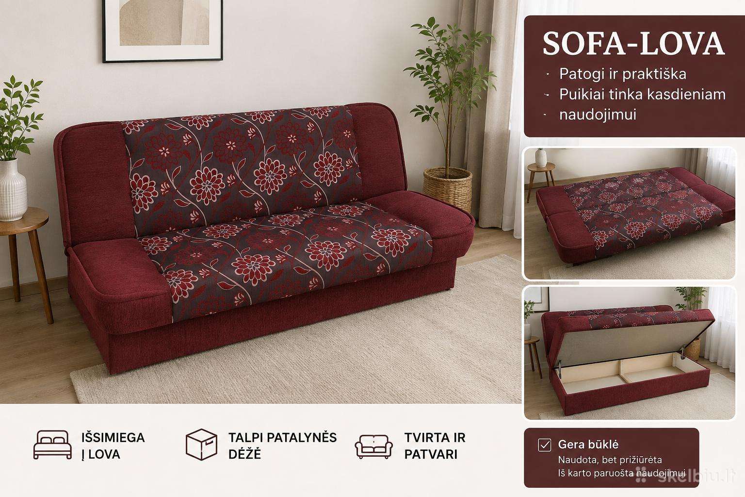 Sofa lovą