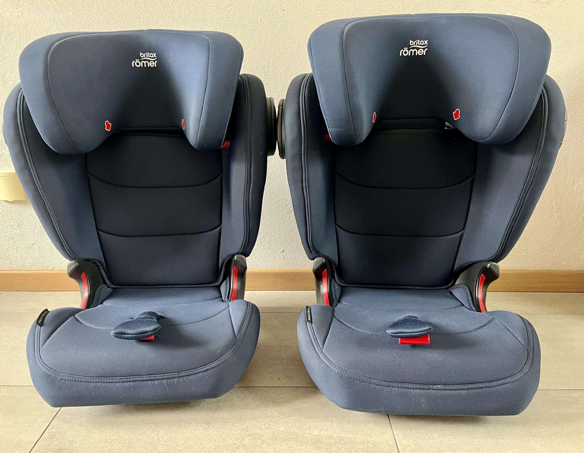 2 automobilinės kėdutės Britax Romer Kidfix III M