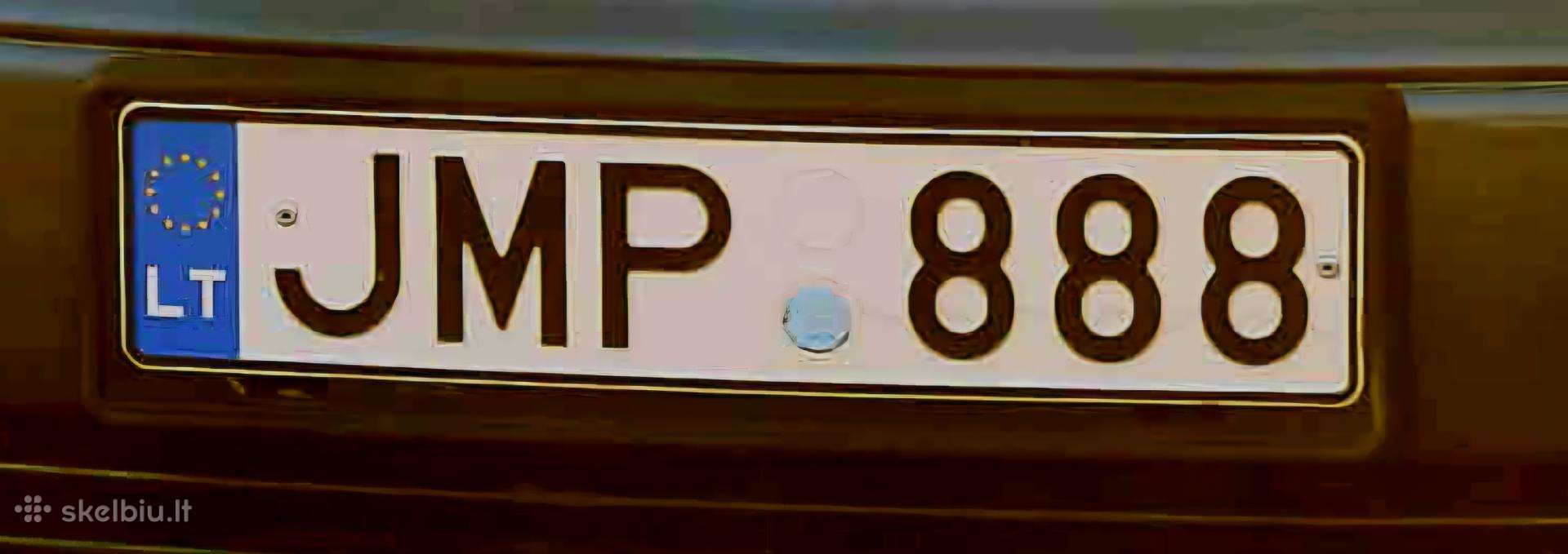 Valstybiniai numeriai Jmp888