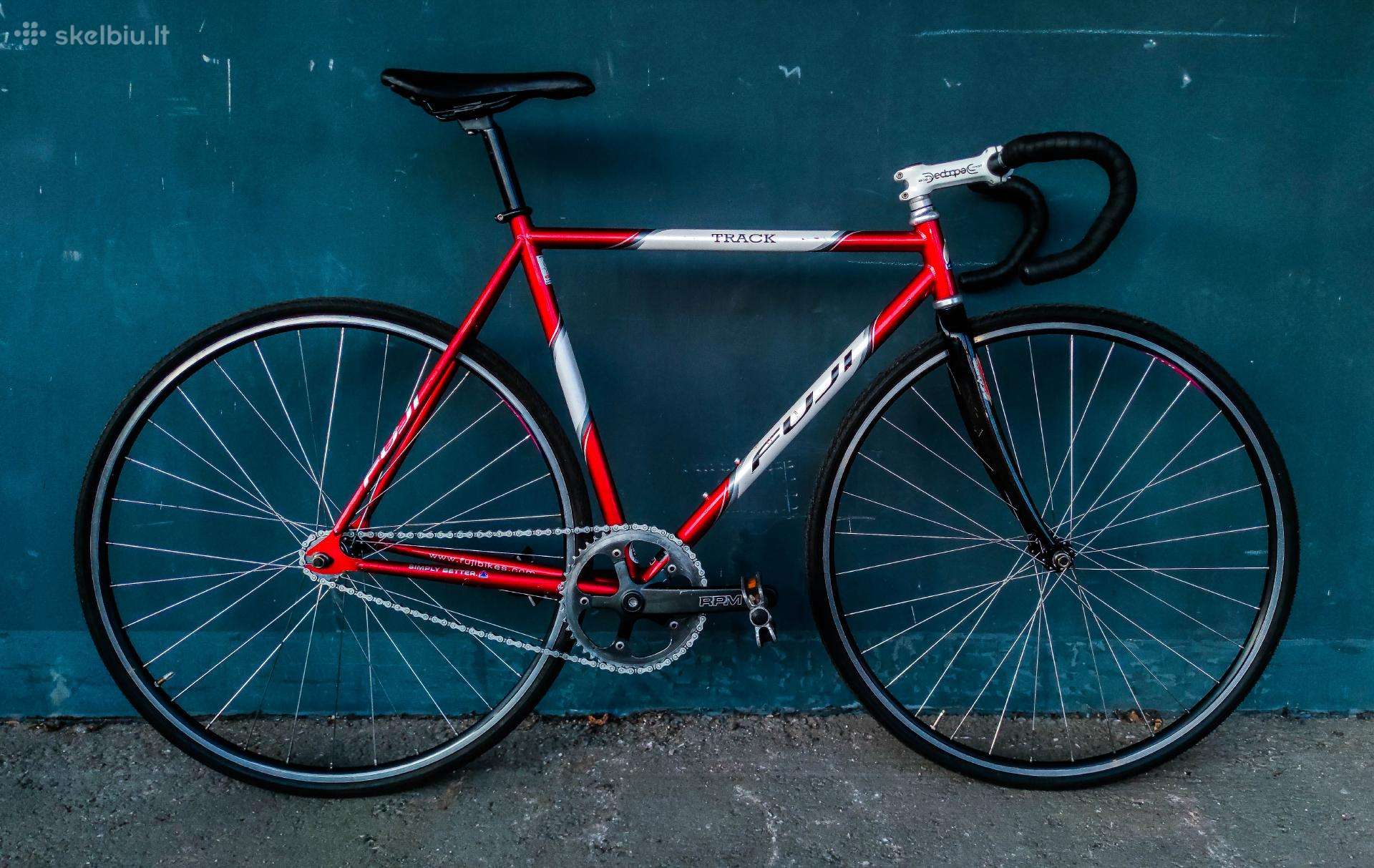 Fuji track fixed gear single speed dviratis 54cm
