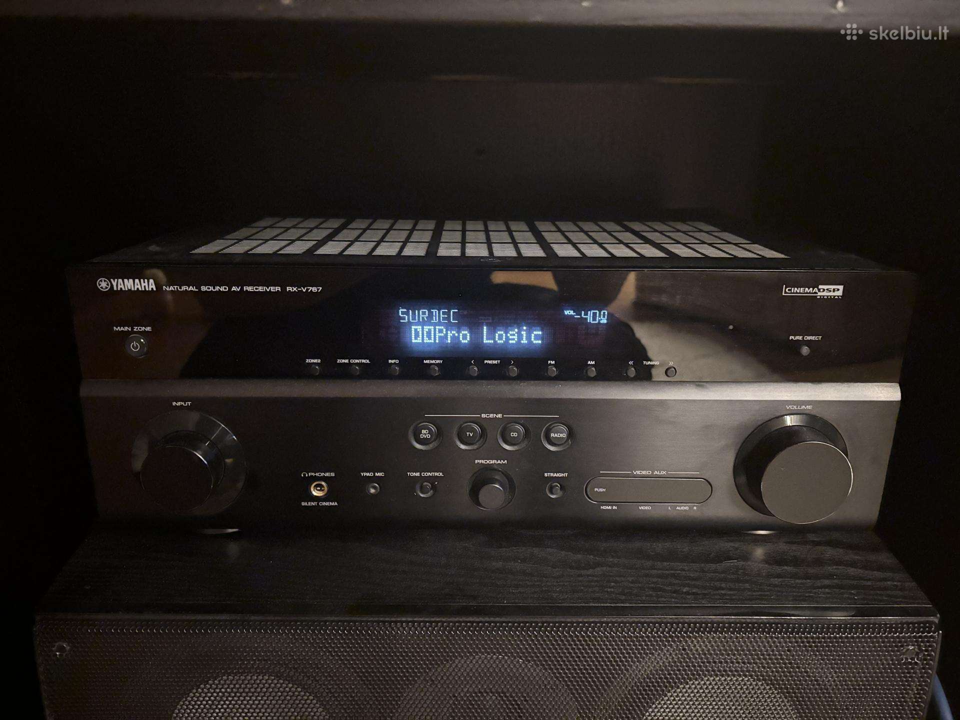 Yamaha Rx-v767 resyveris, stiprintuvas