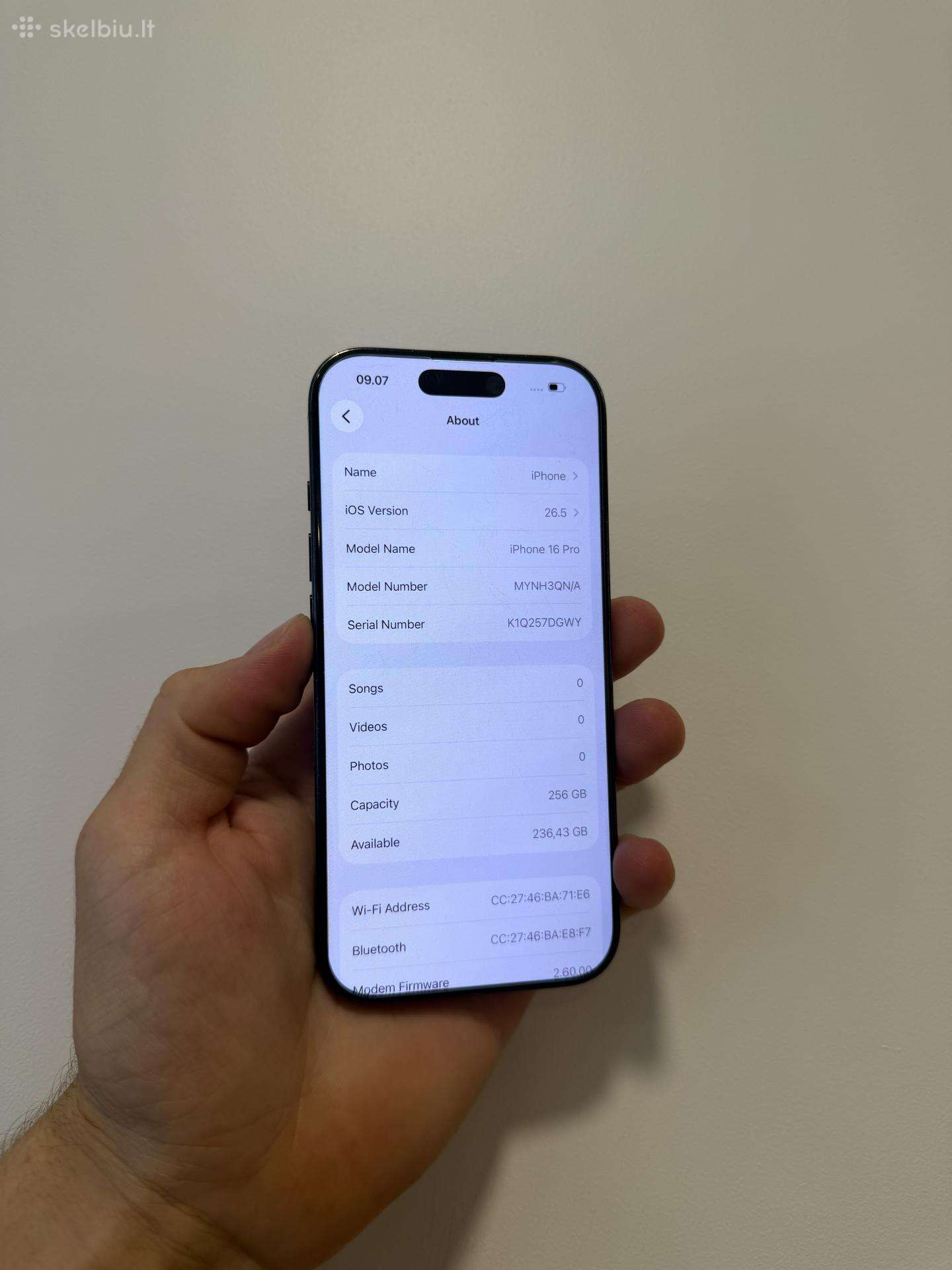 iPhone 16 Pro 256