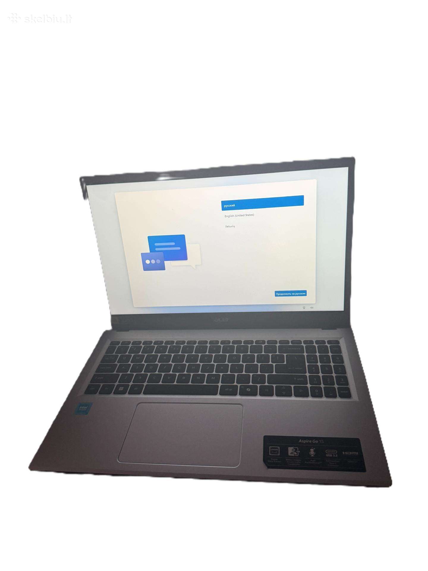Acer Aspire Ag15 (sidabrinis, garantija)